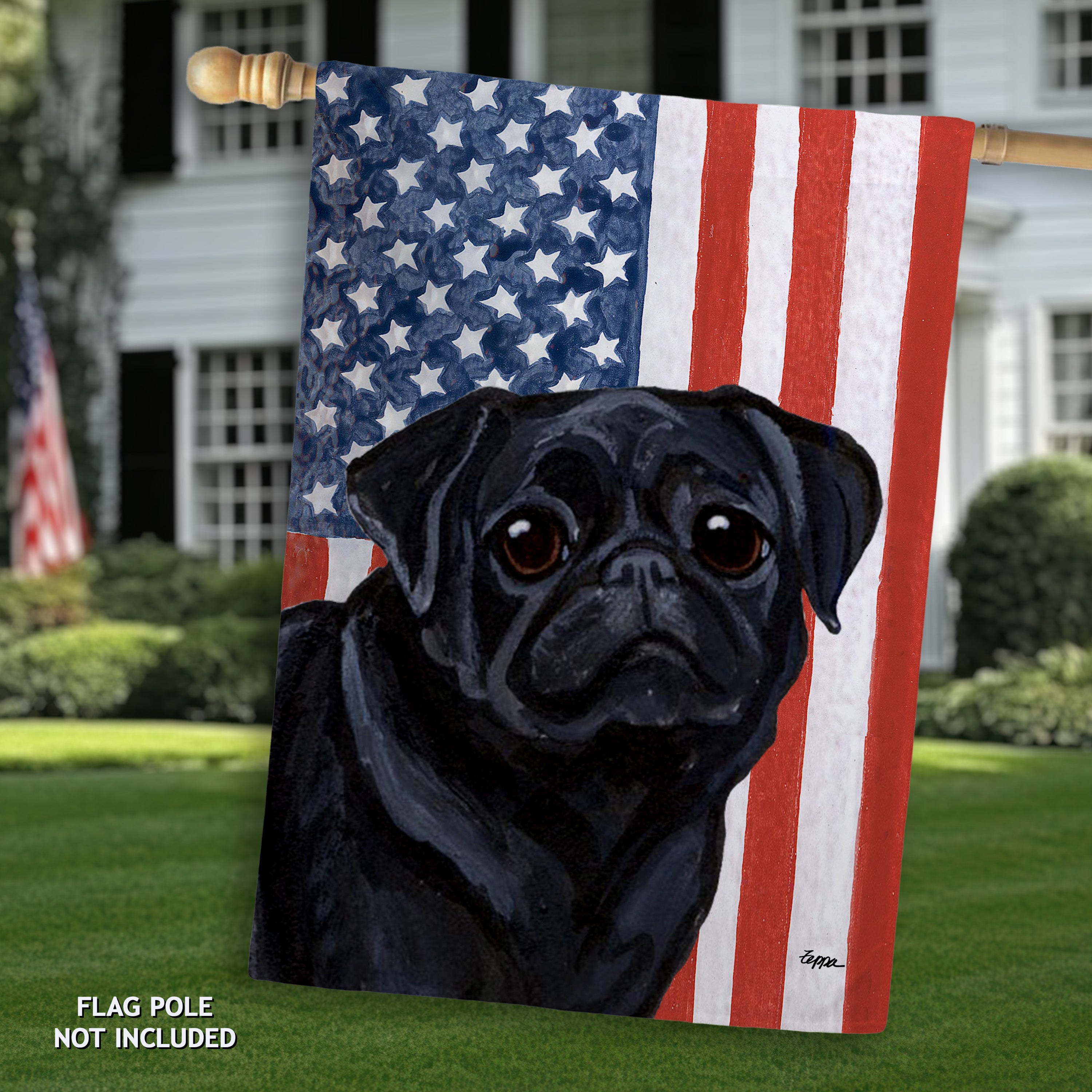 Pug Americana House Flag