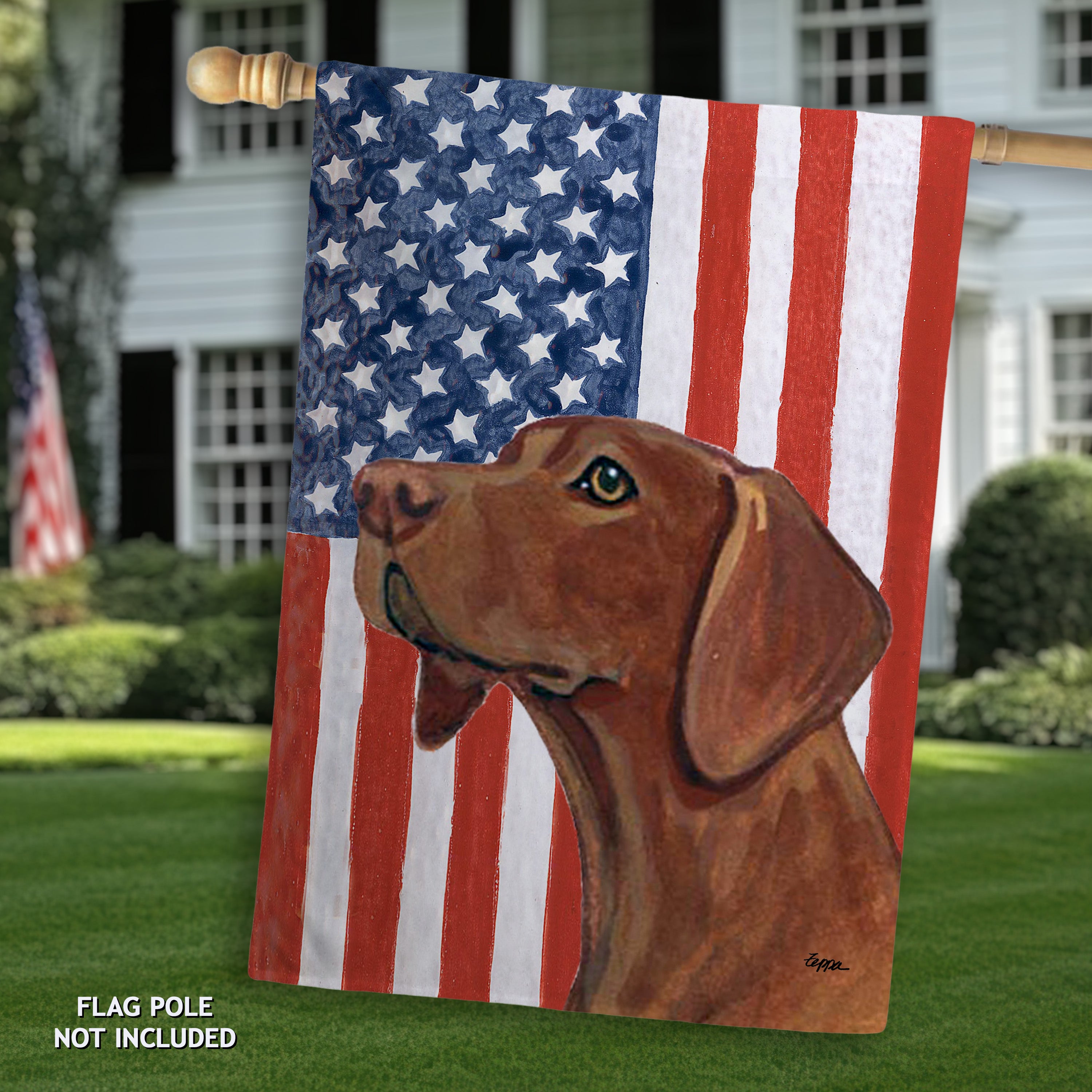 Vizsla Americana House Flag
