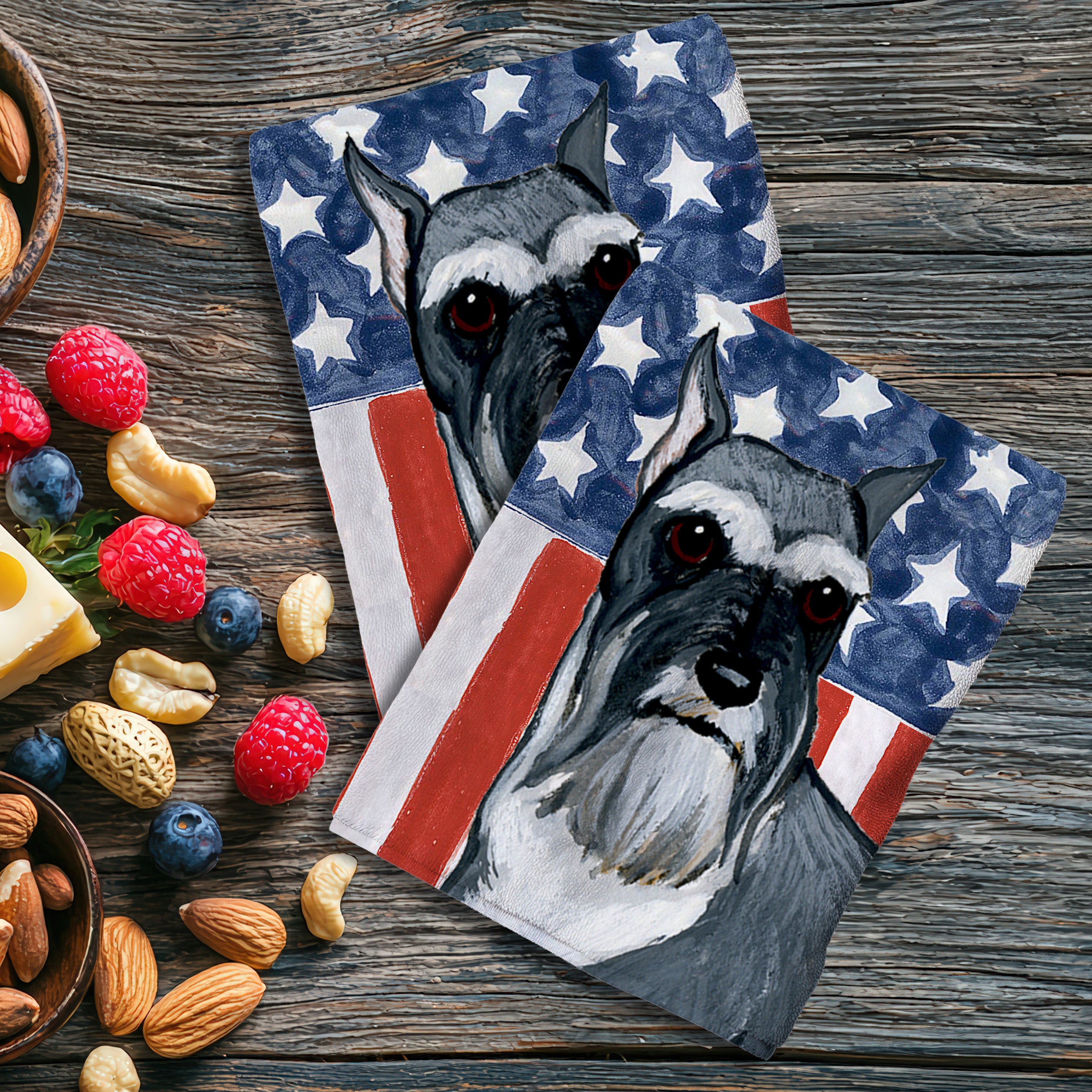 Schnauzer Americana Kitchen Textiles Set
