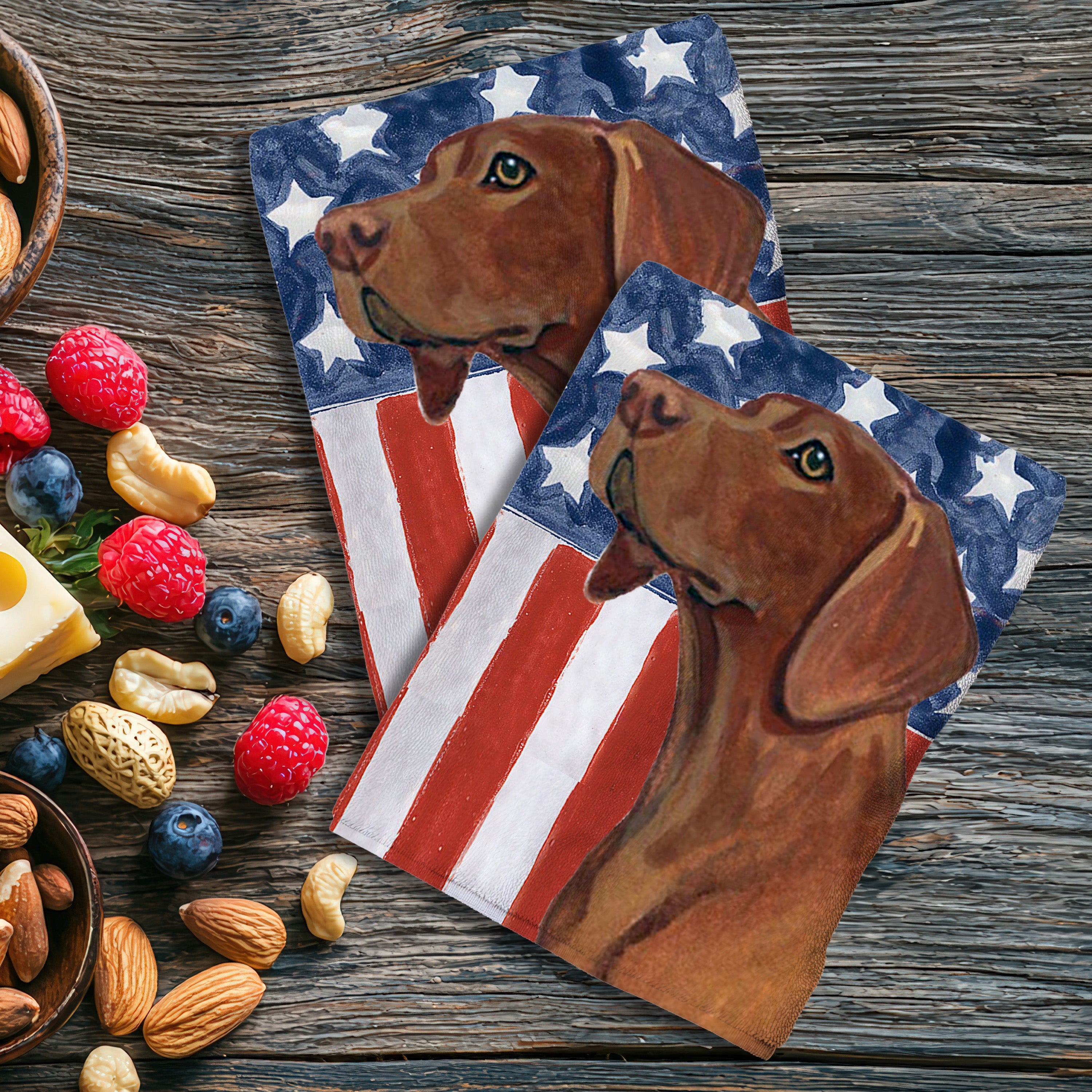 Vizsla Americana Kitchen Textiles Set