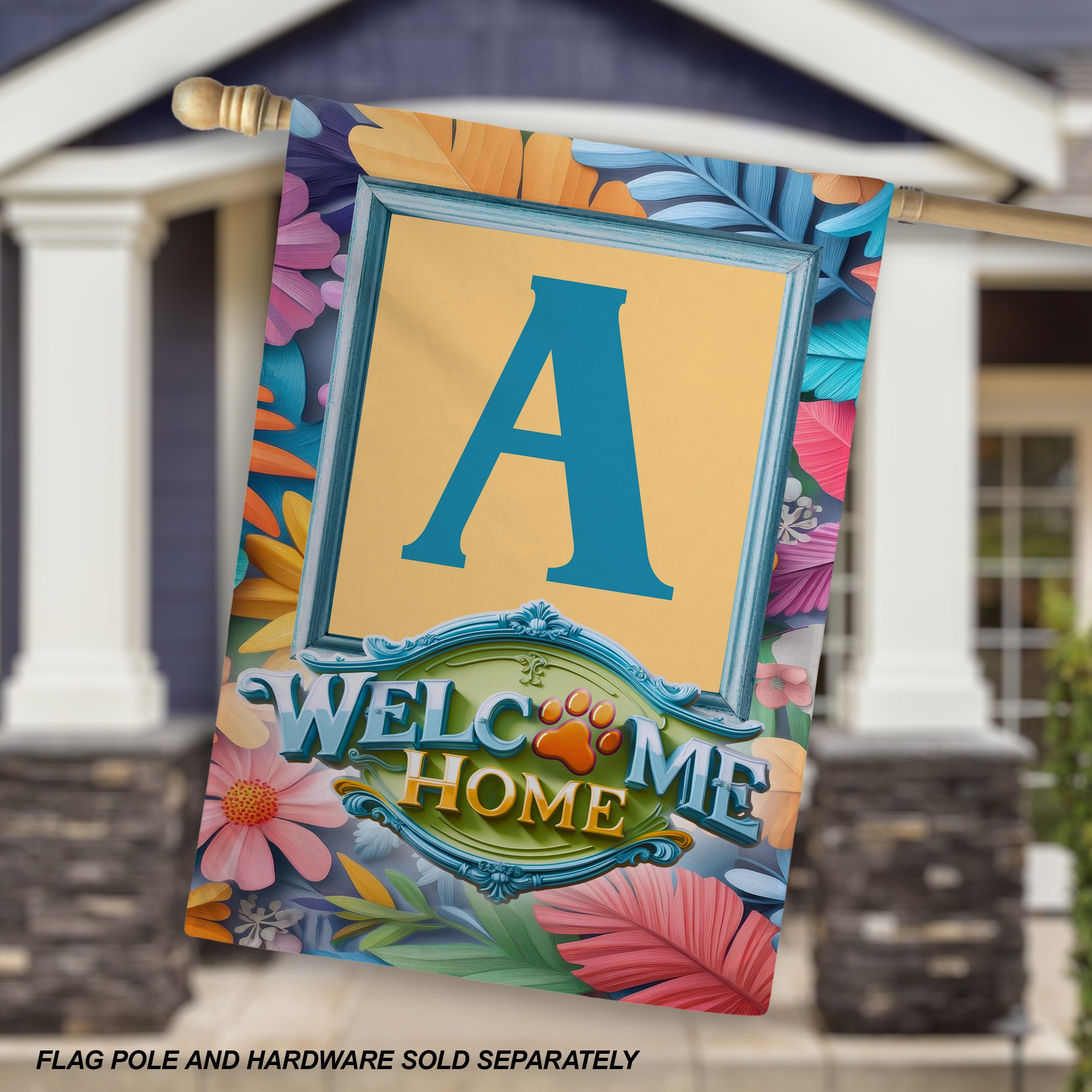 Monogram House Flag