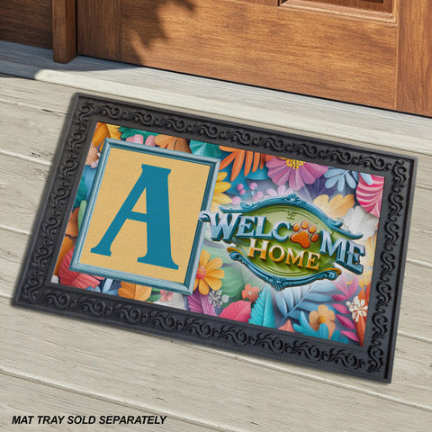 Monogram Welcome Mat