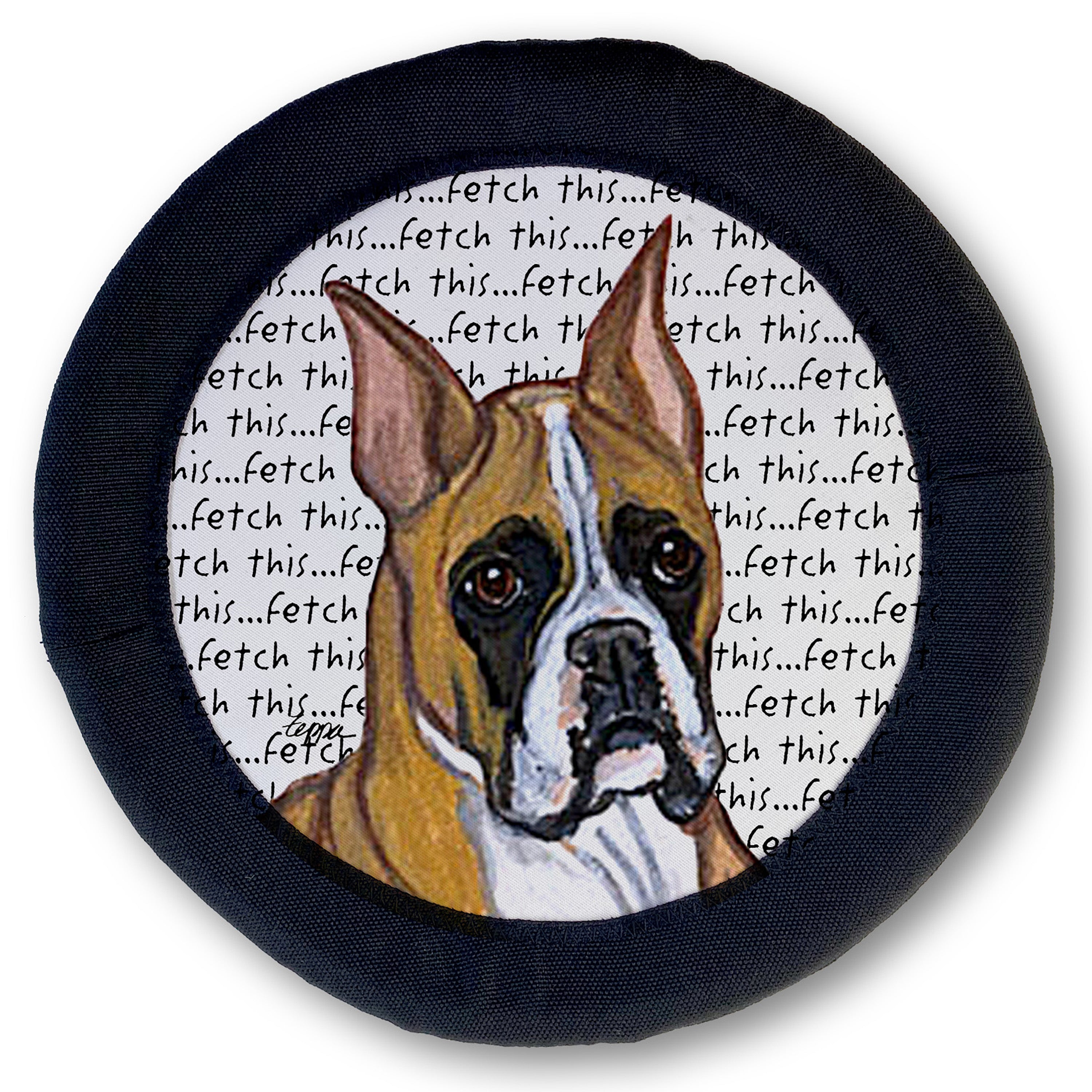 Boxer Lying FotoFrisby