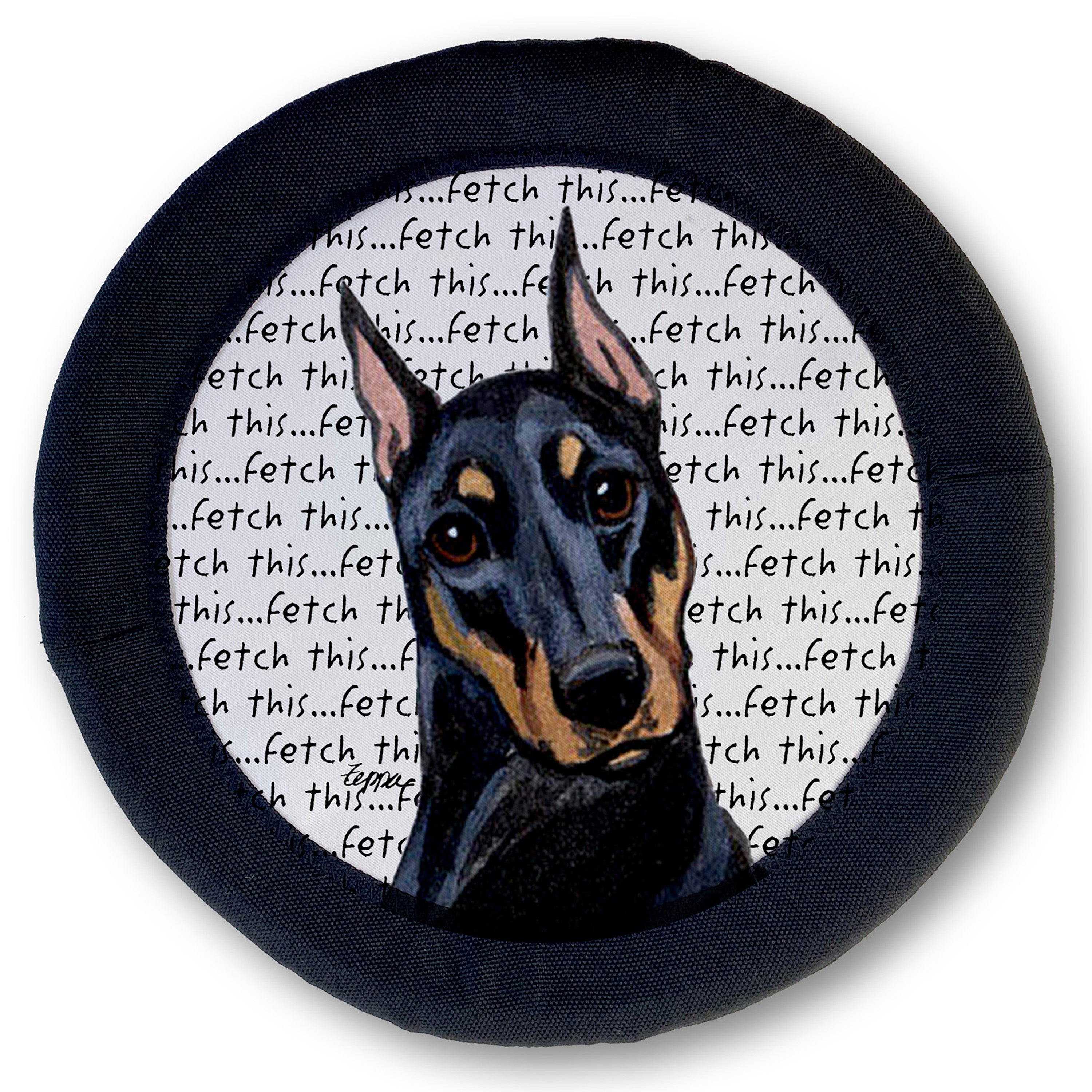 Doberman Pincher FotoFrisby