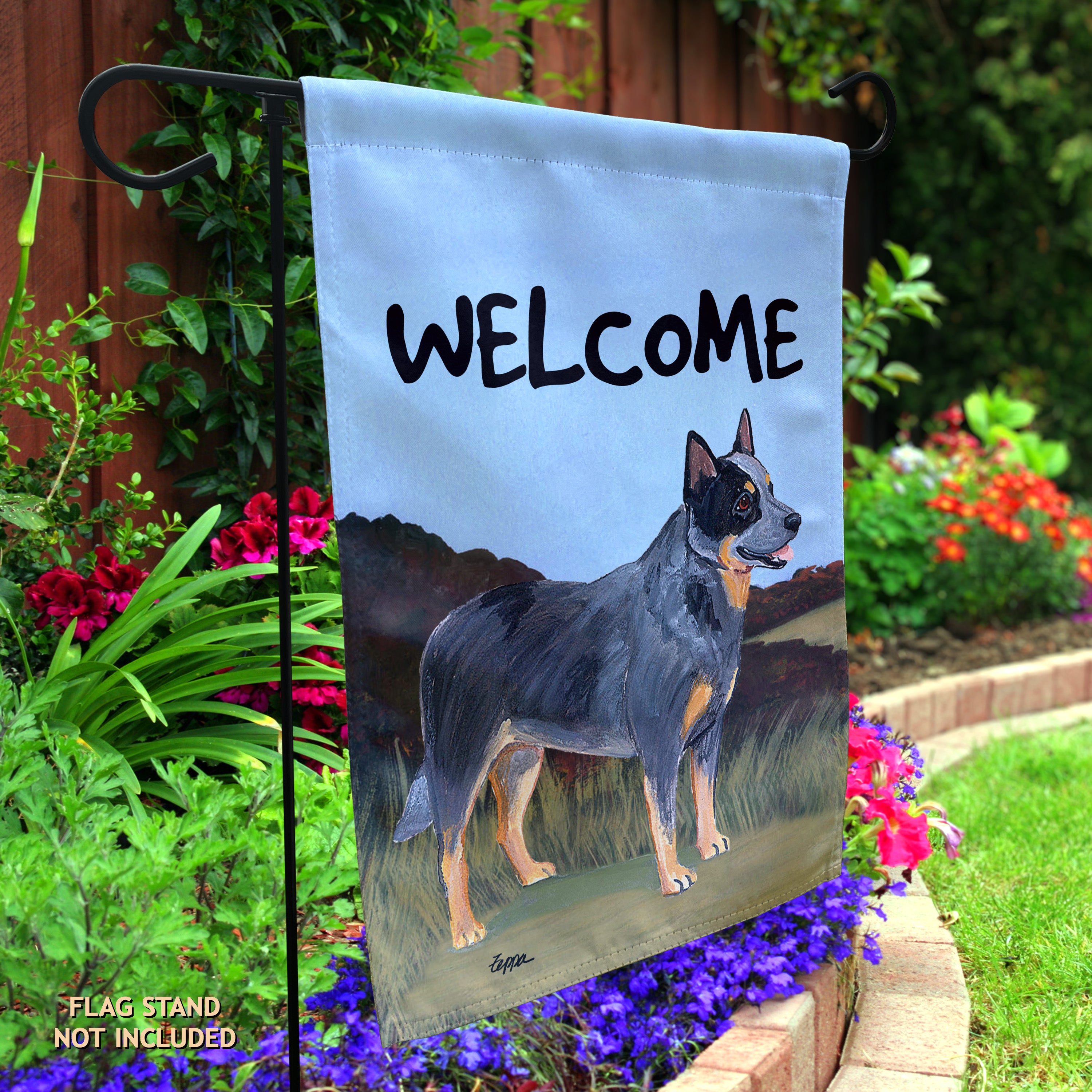Australian Cattle Dog Garden Flag