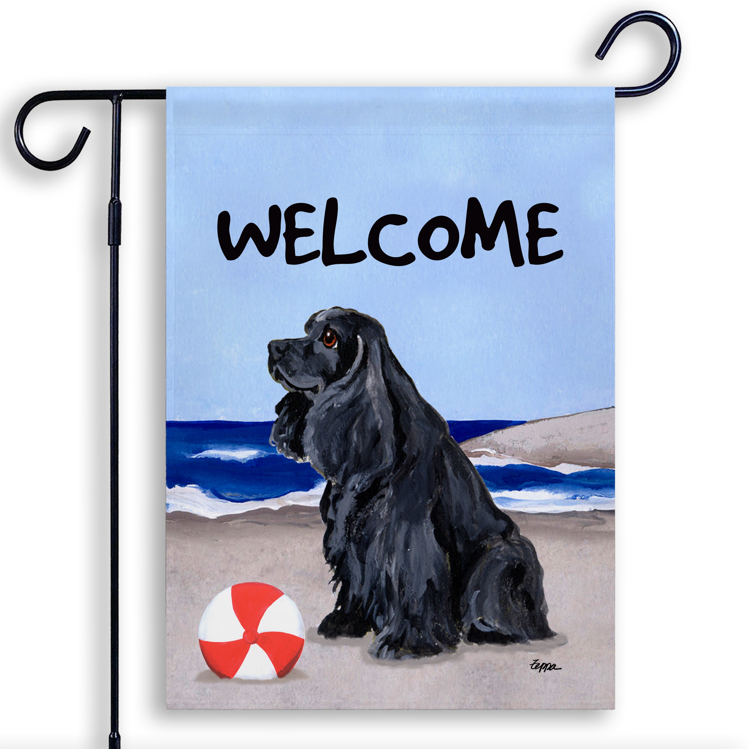 American Cocker Spaniel Garden Flag