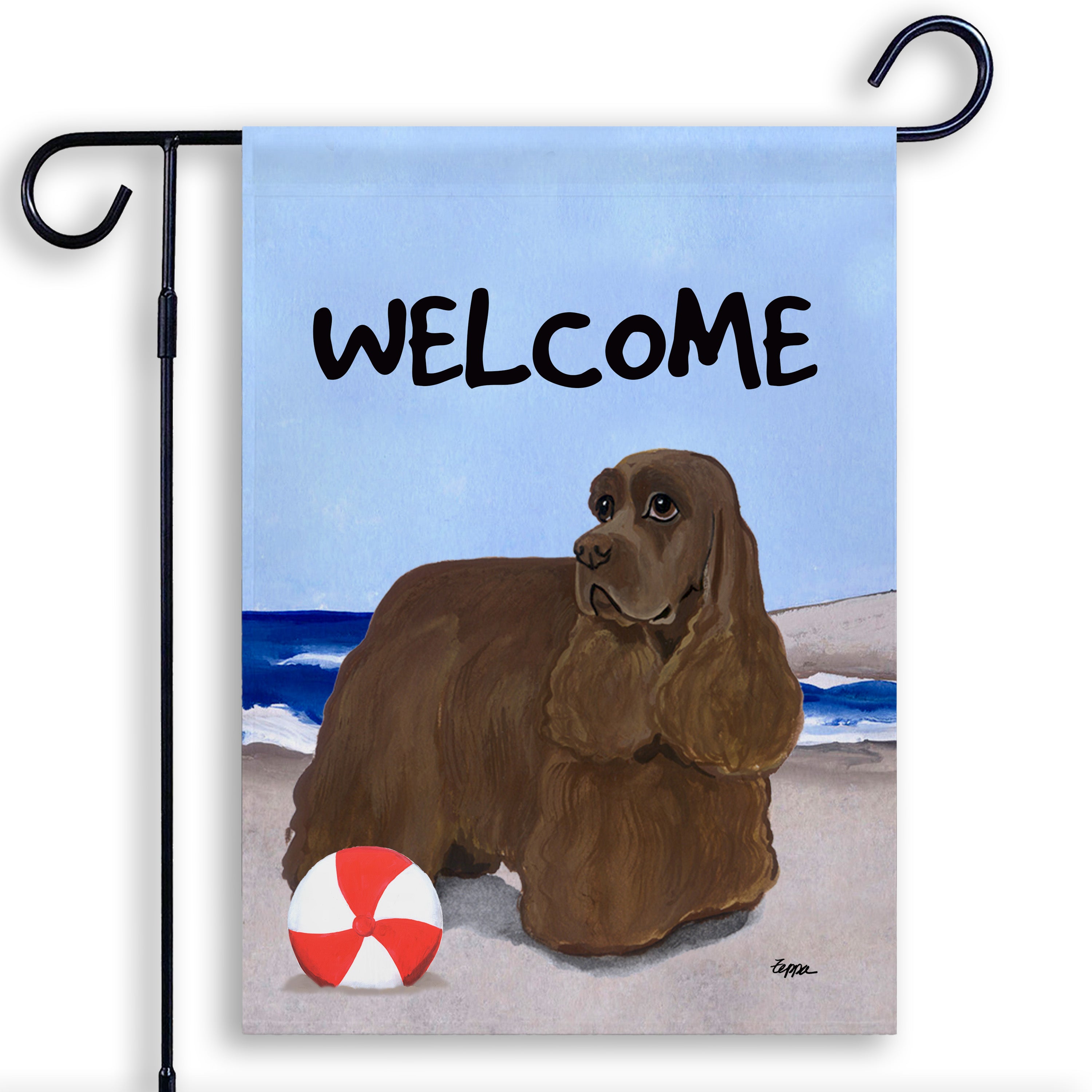 American Cocker Spaniel Garden Flag