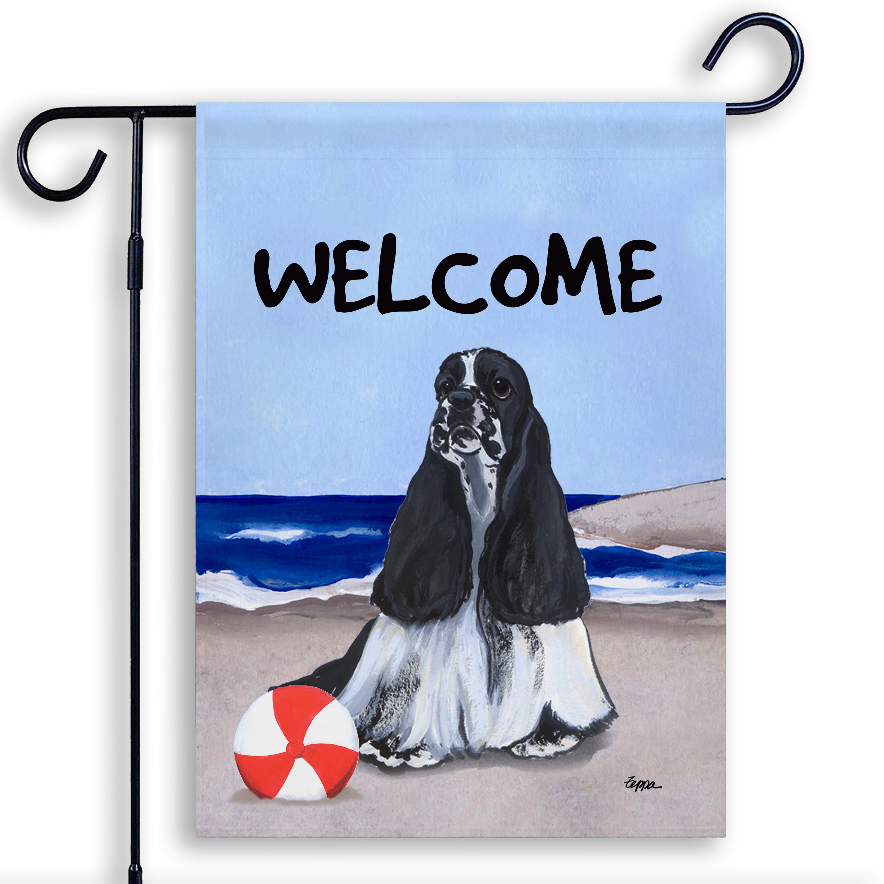 American Cocker Spaniel Garden Flag