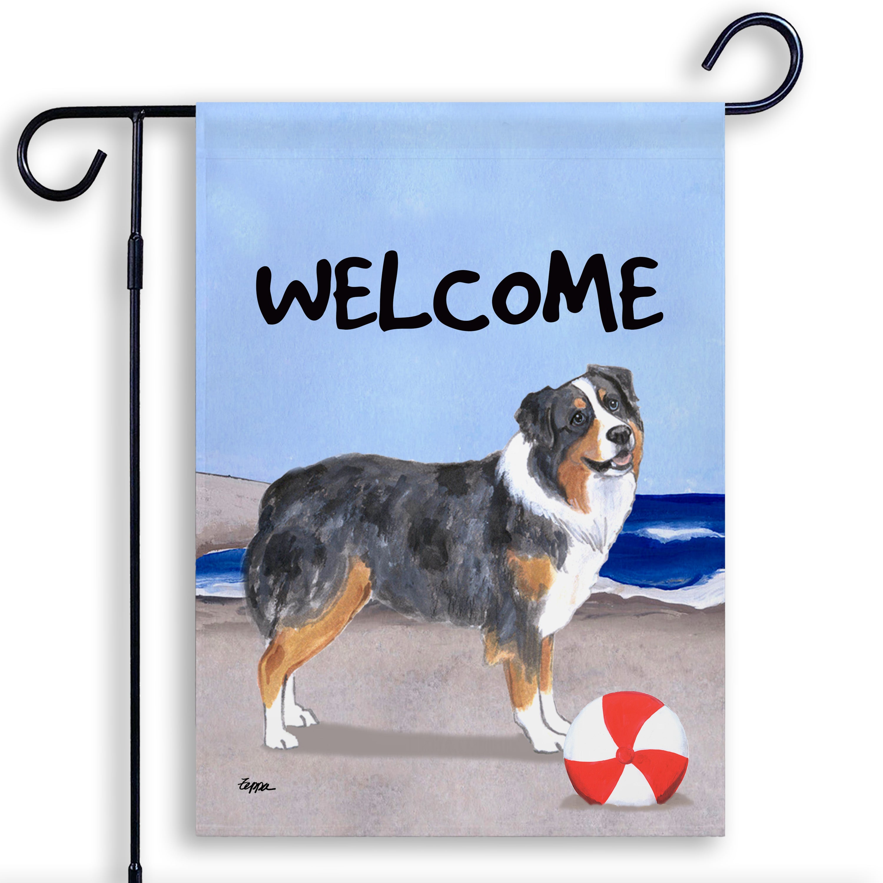Australian Shepherd Garden Flag