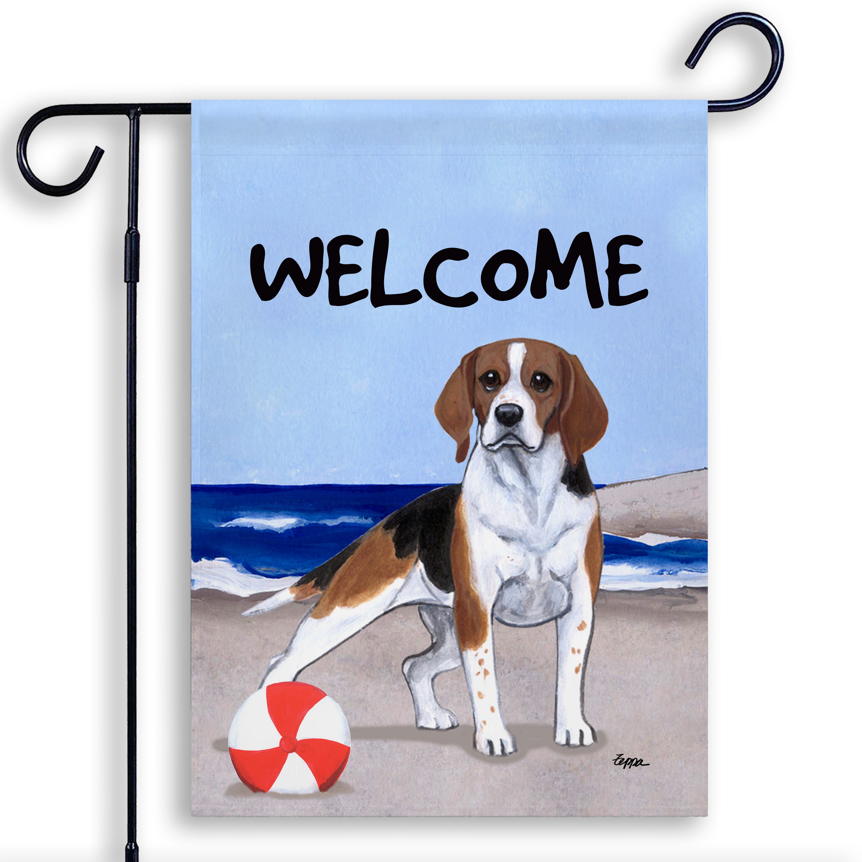 Beagle Garden Flag