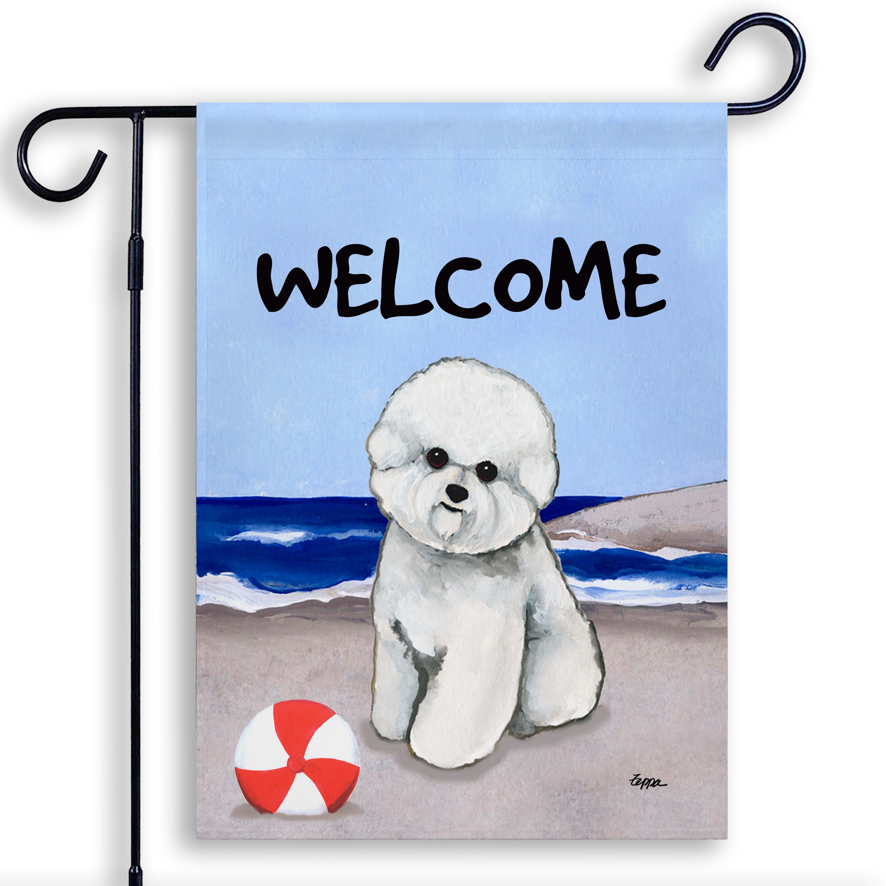 Bichon Frise Garden Flag