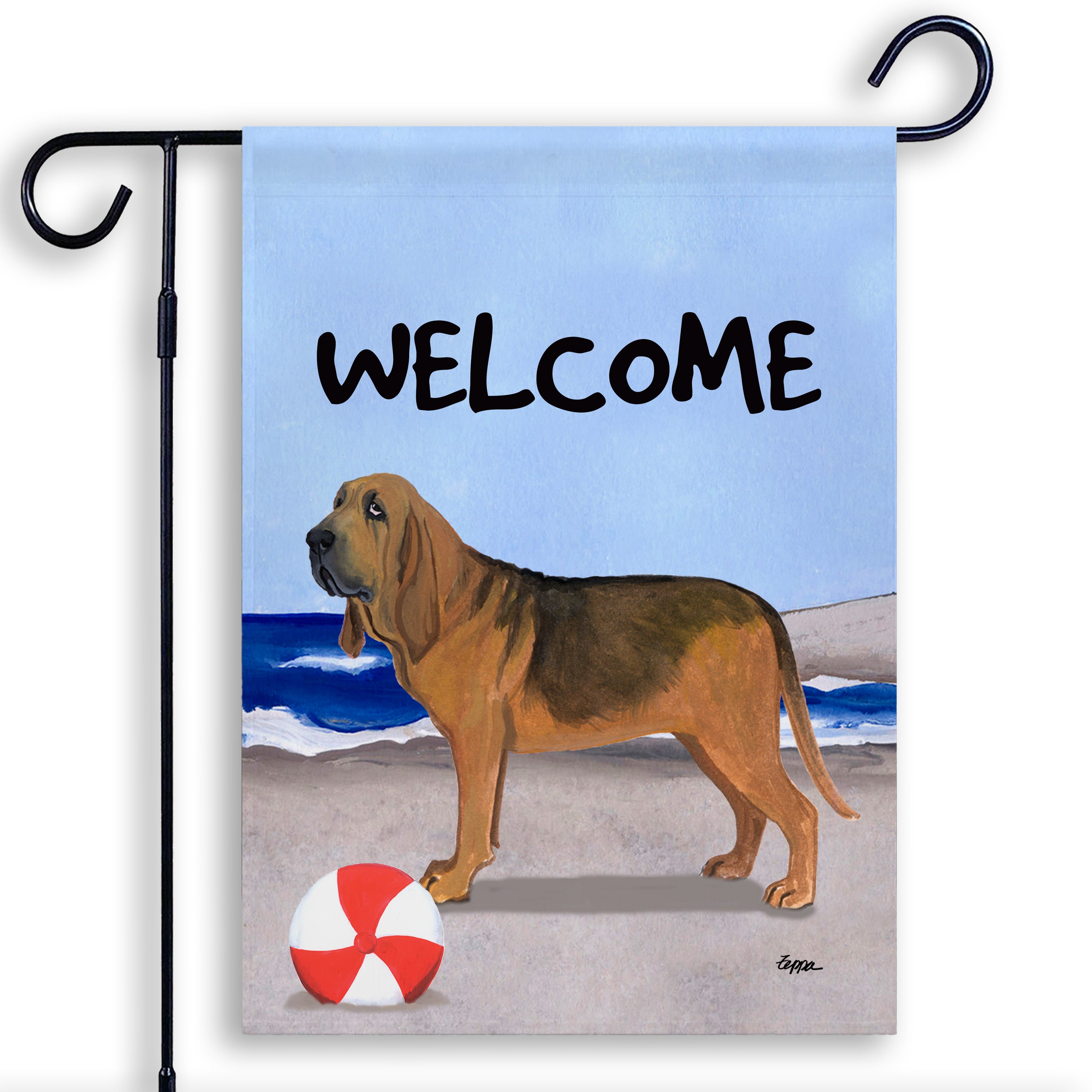 Bloodhound Garden Flag