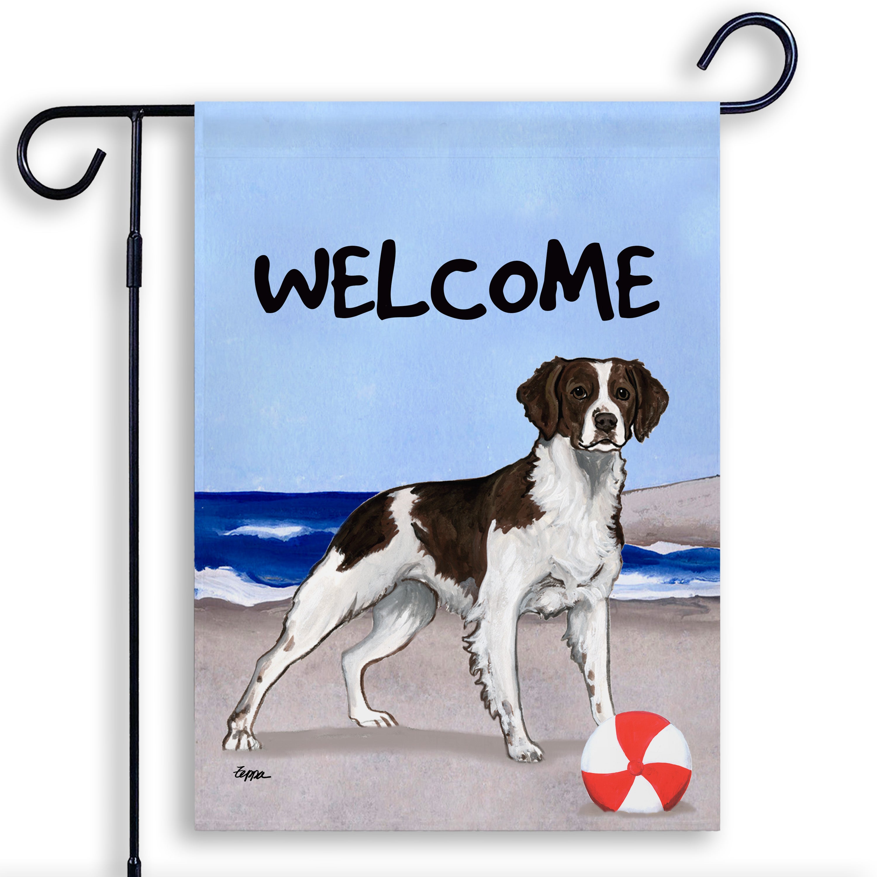 Brittany Liver  Garden Flag