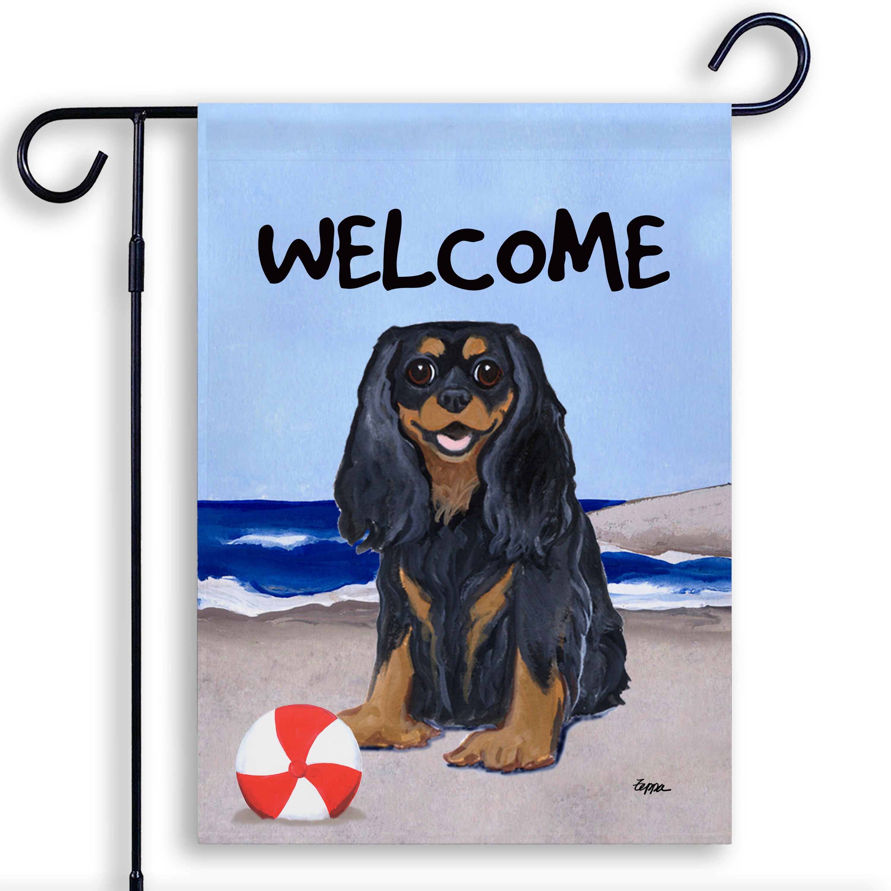 Cavalier King Charles Spaniel Garden Flag