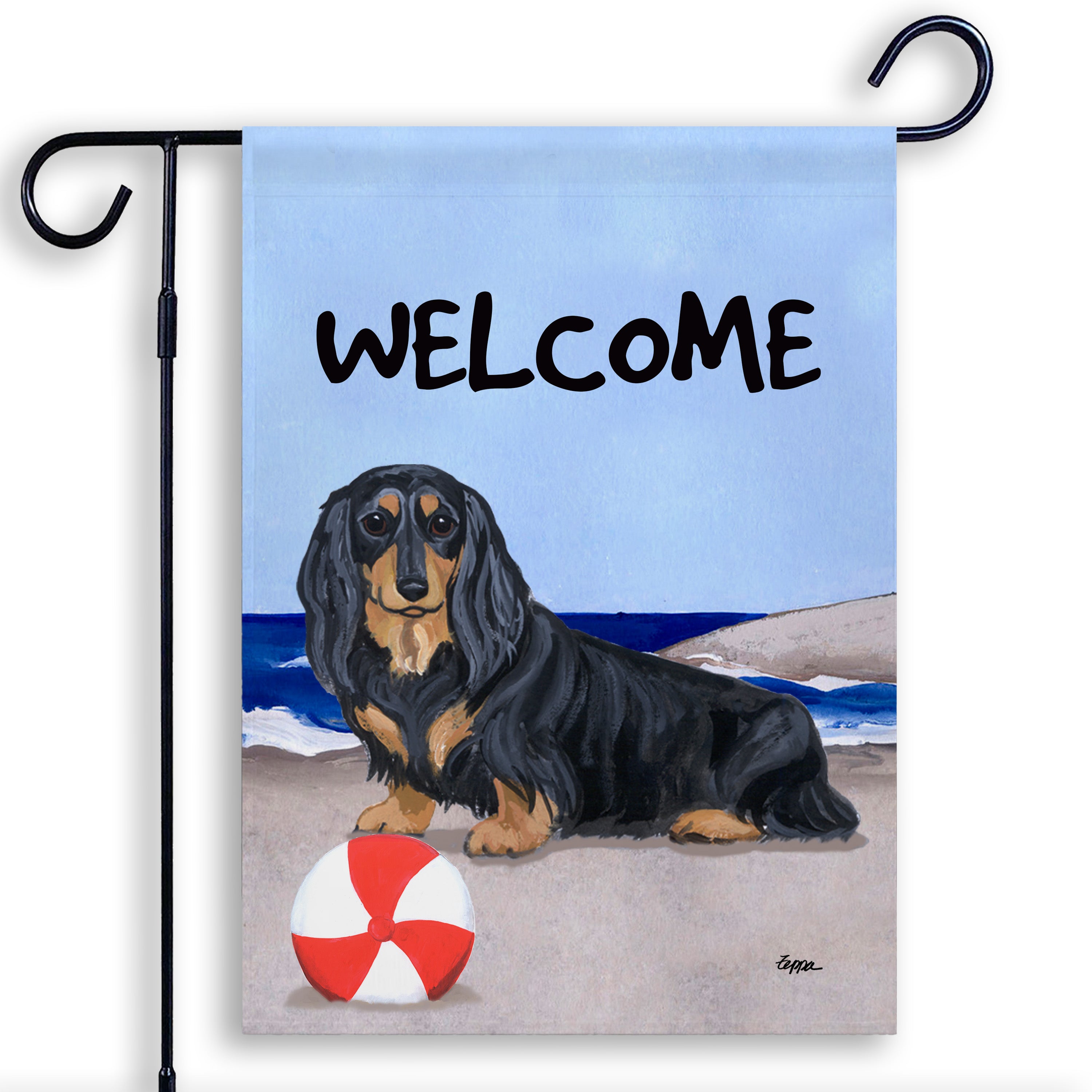 Dachshund Garden Flag