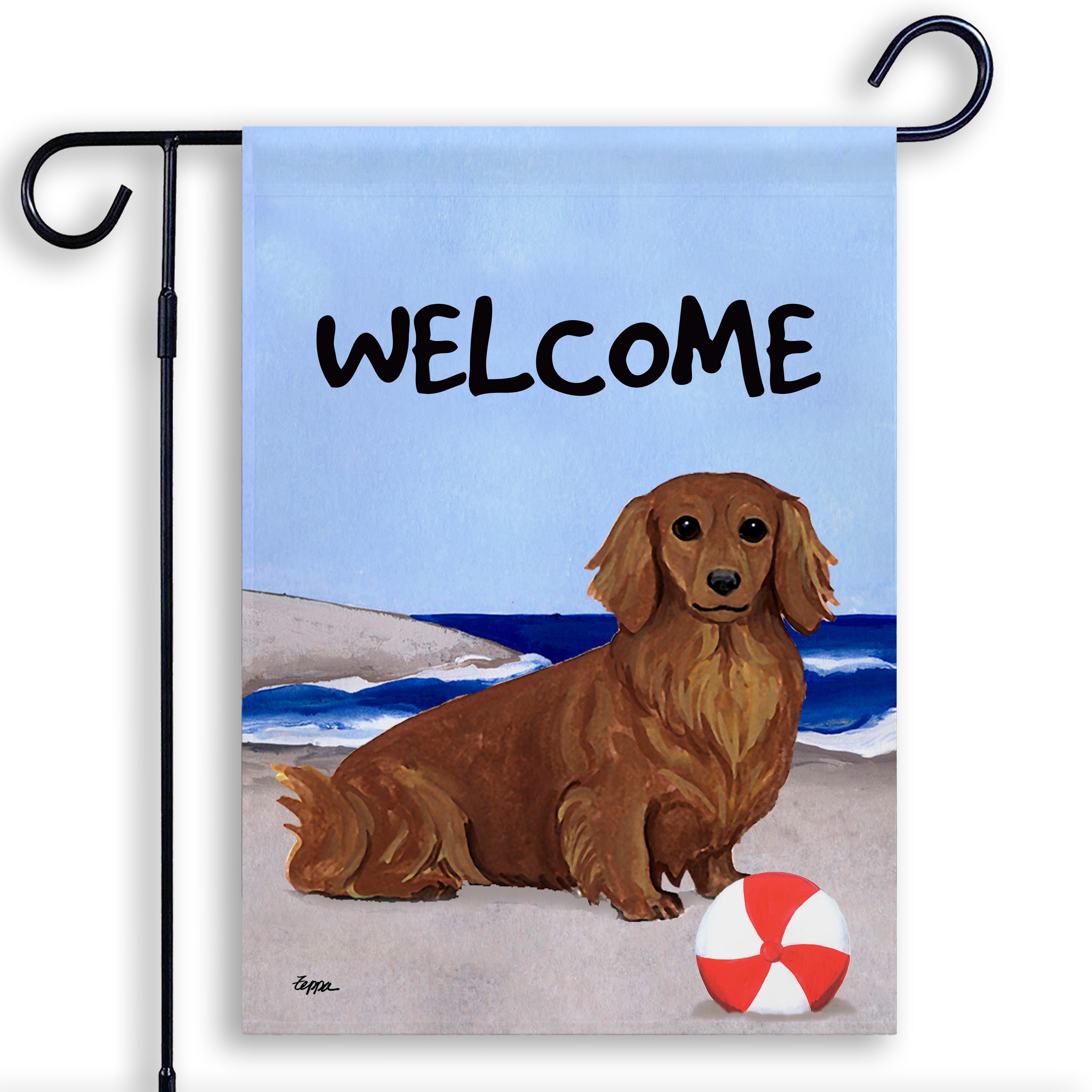 Dachshund Garden Flag