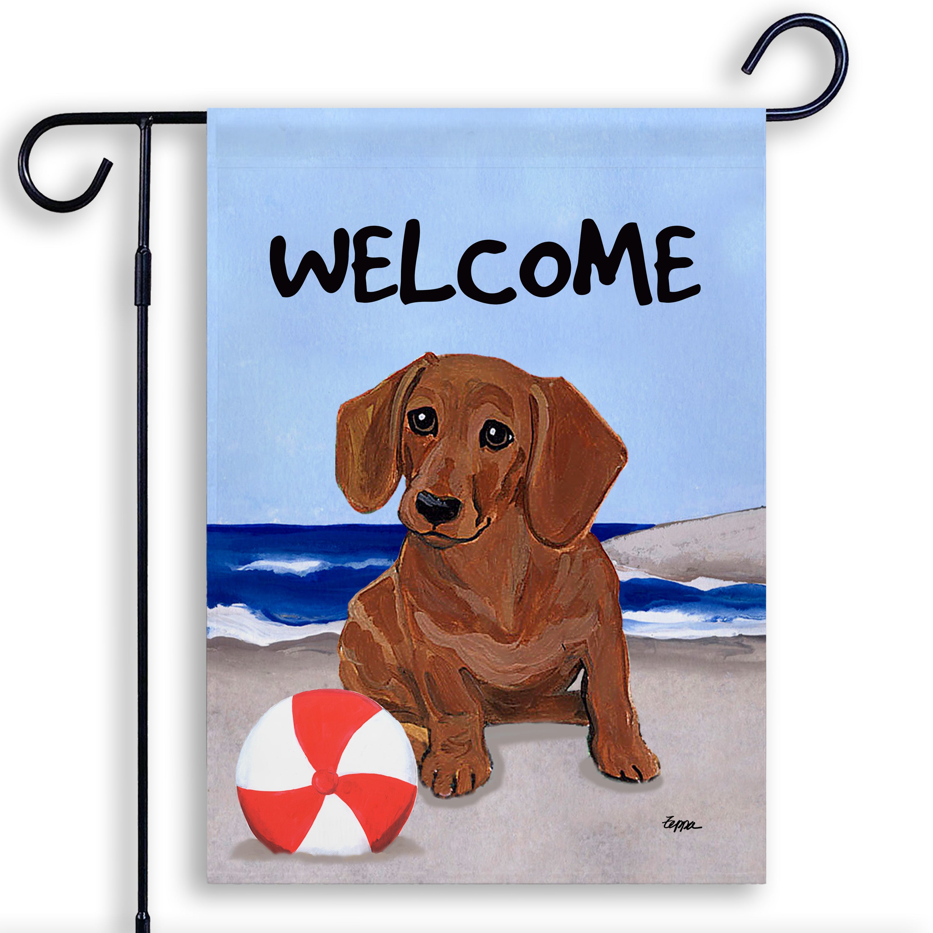 Dachshund Garden Flag