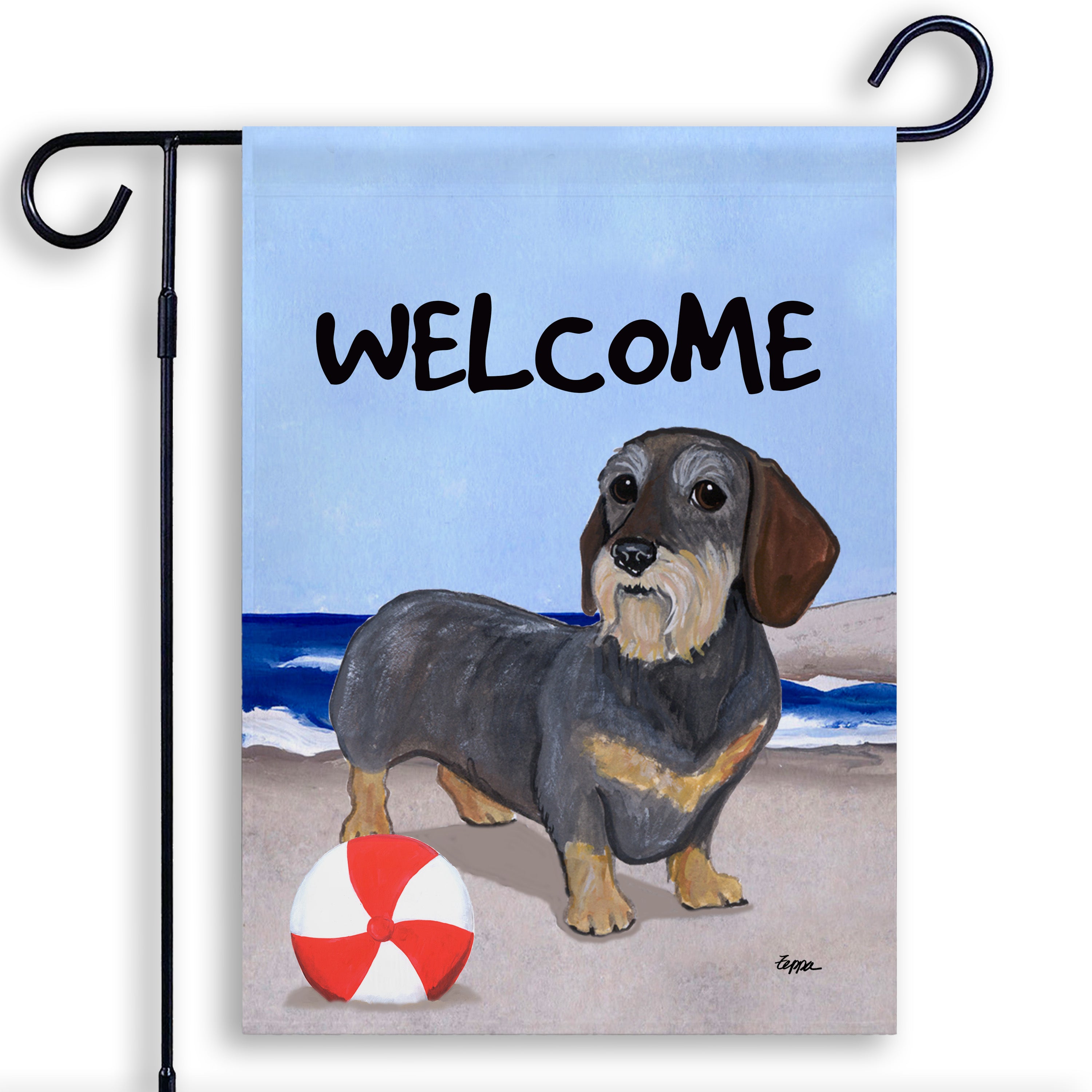 Dachshund Garden Flag