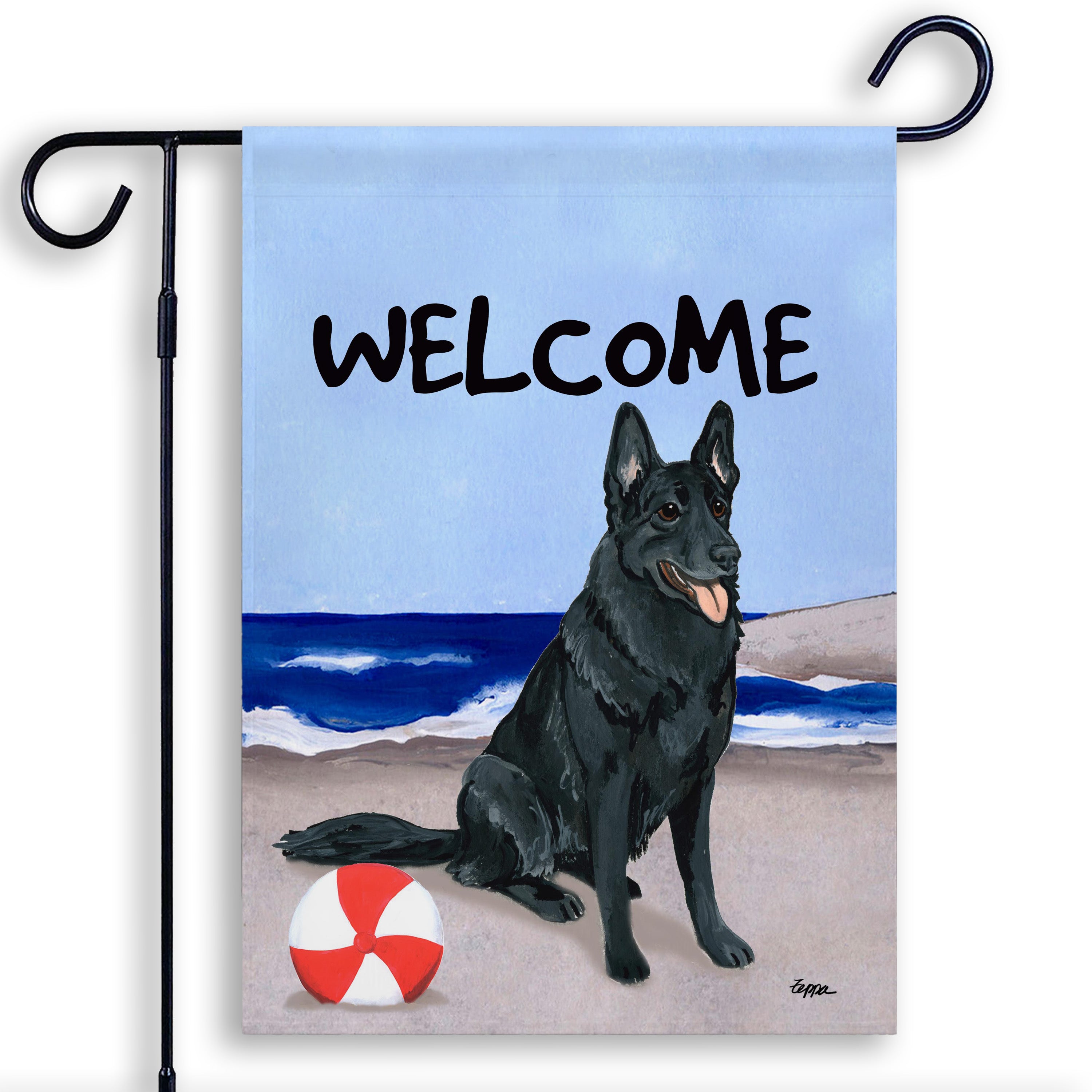 German Shepherd Garden Flag