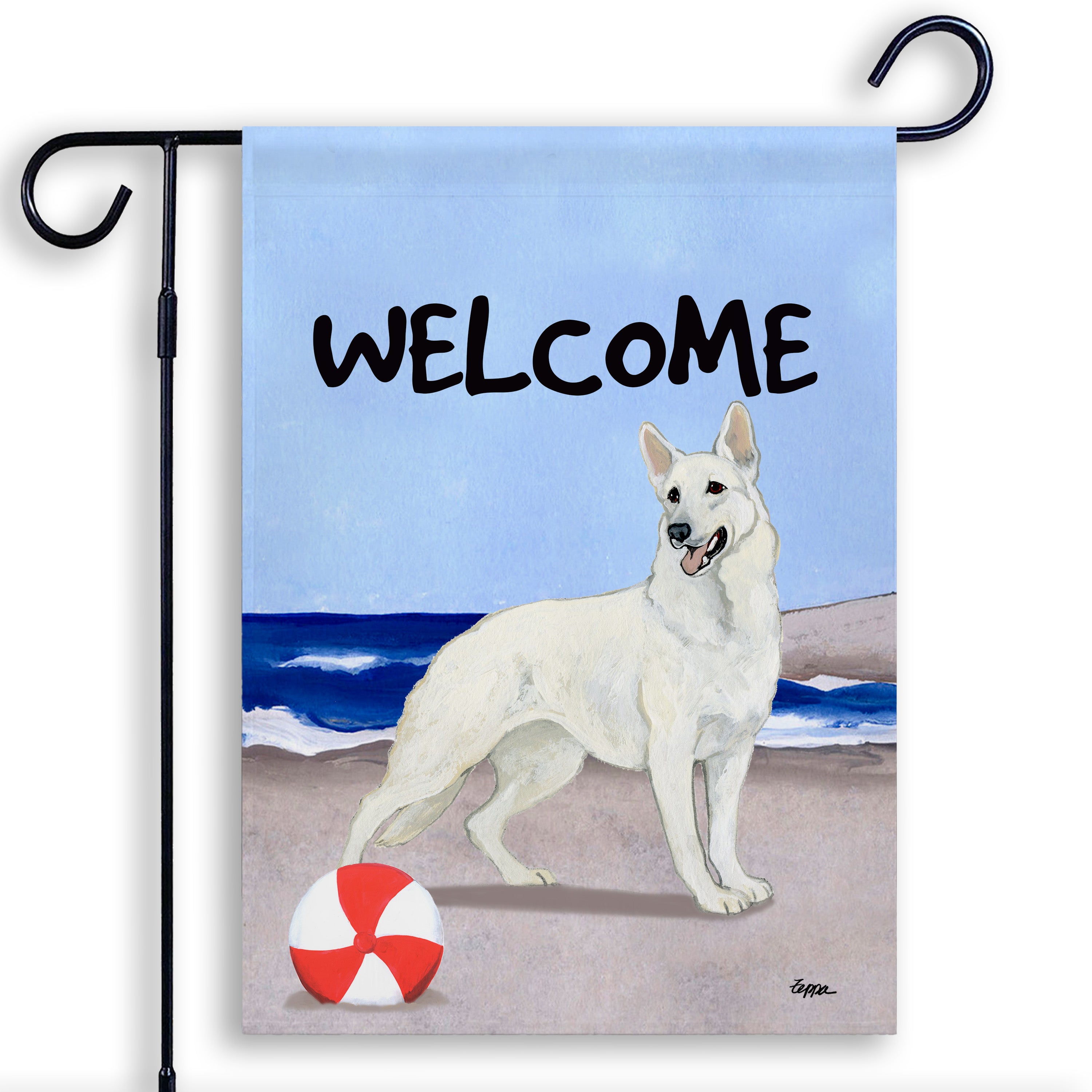 German Shepherd Garden Flag