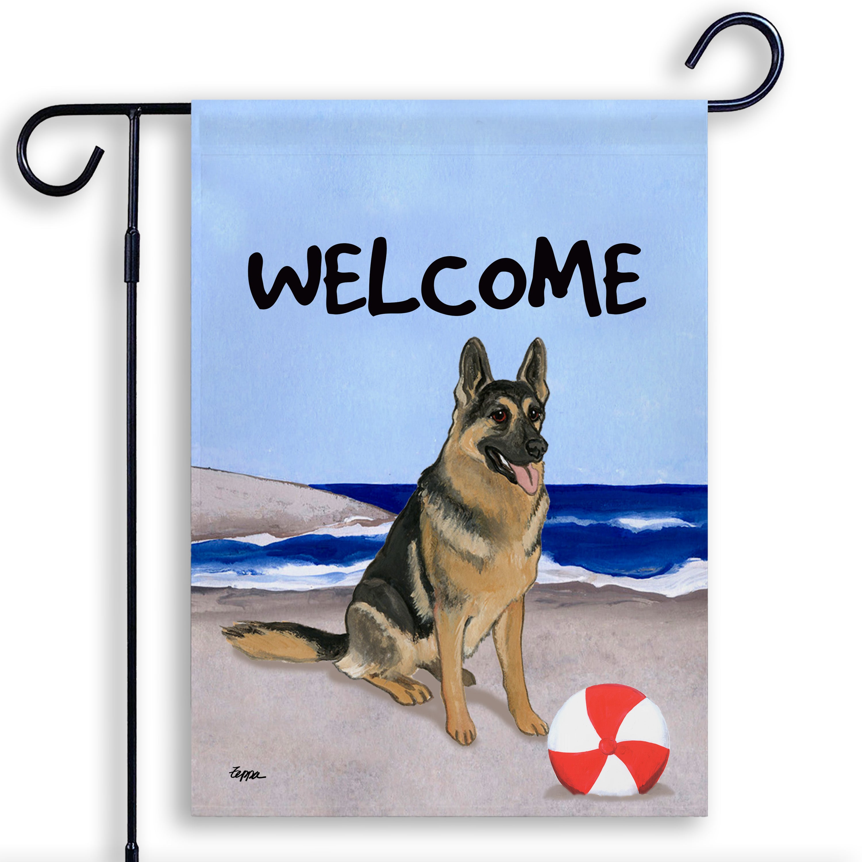 German Shepherd Garden Flag