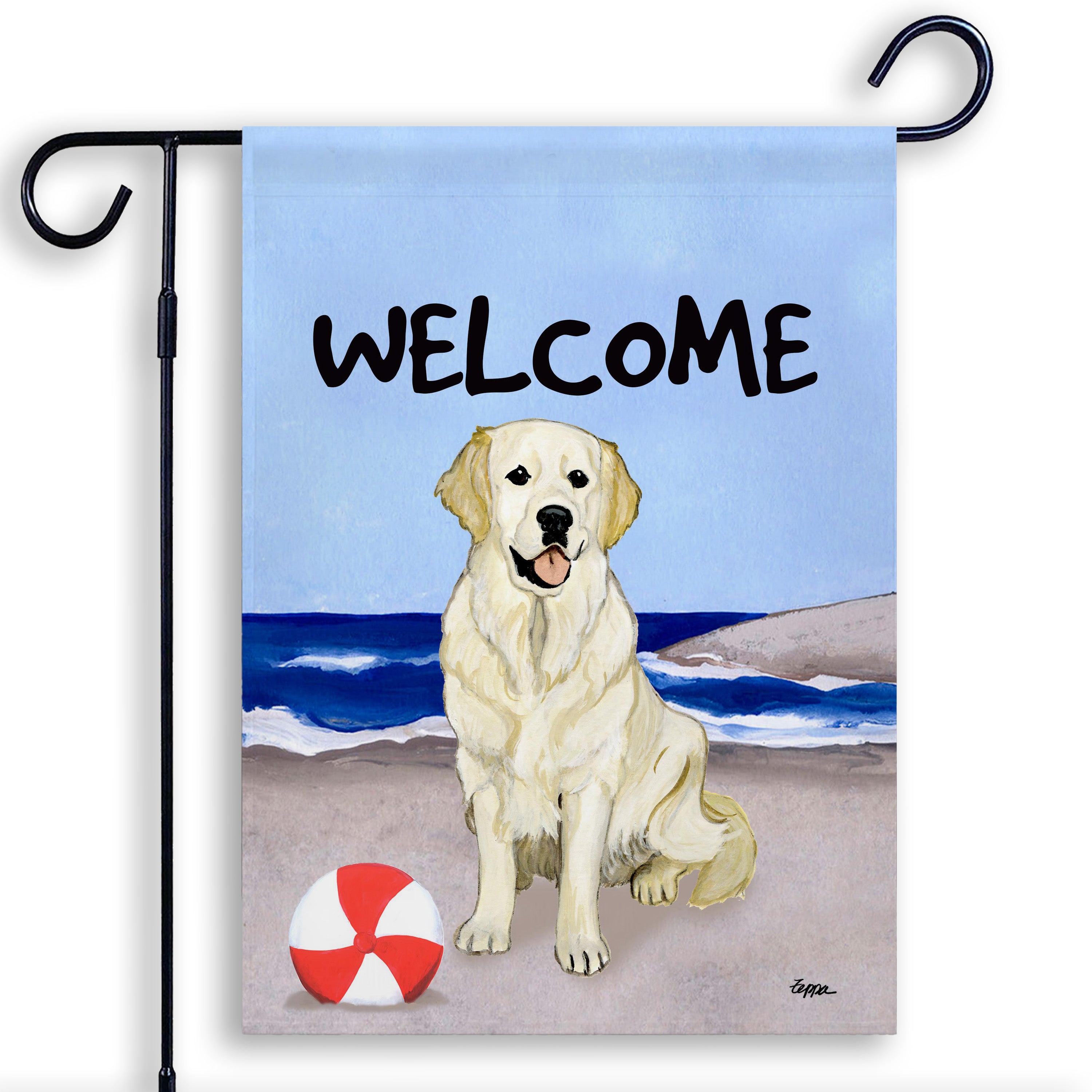 Golden Retriever Garden Flag