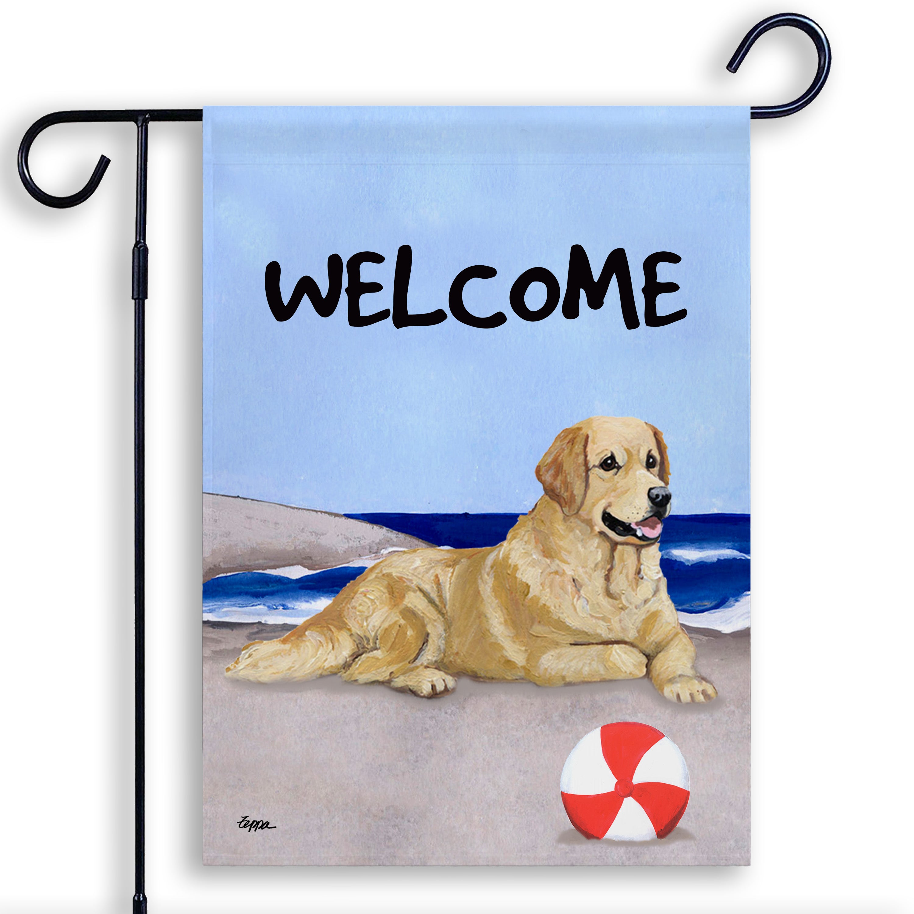 Golden Retriever Garden Flag