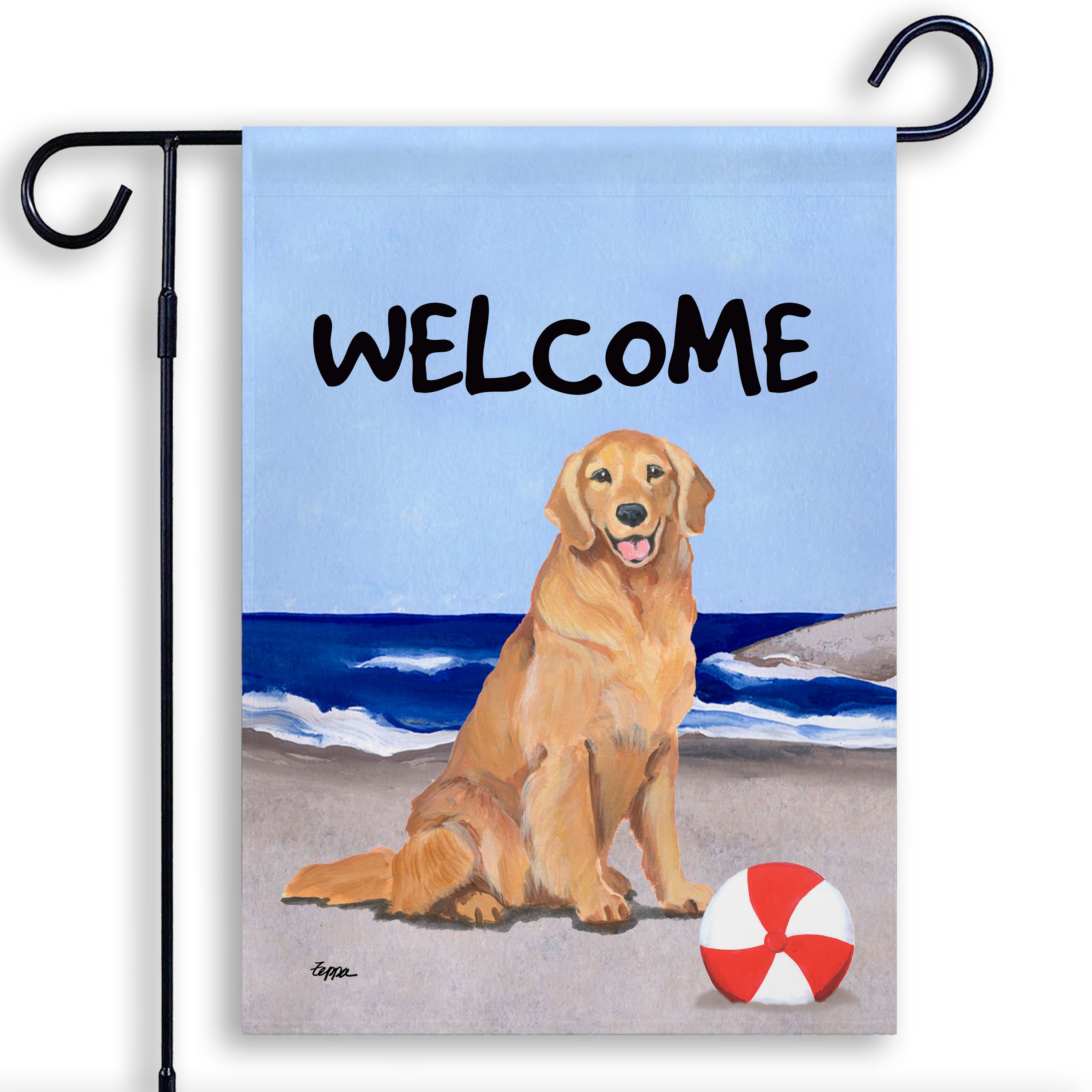 Golden Retriever Garden Flag