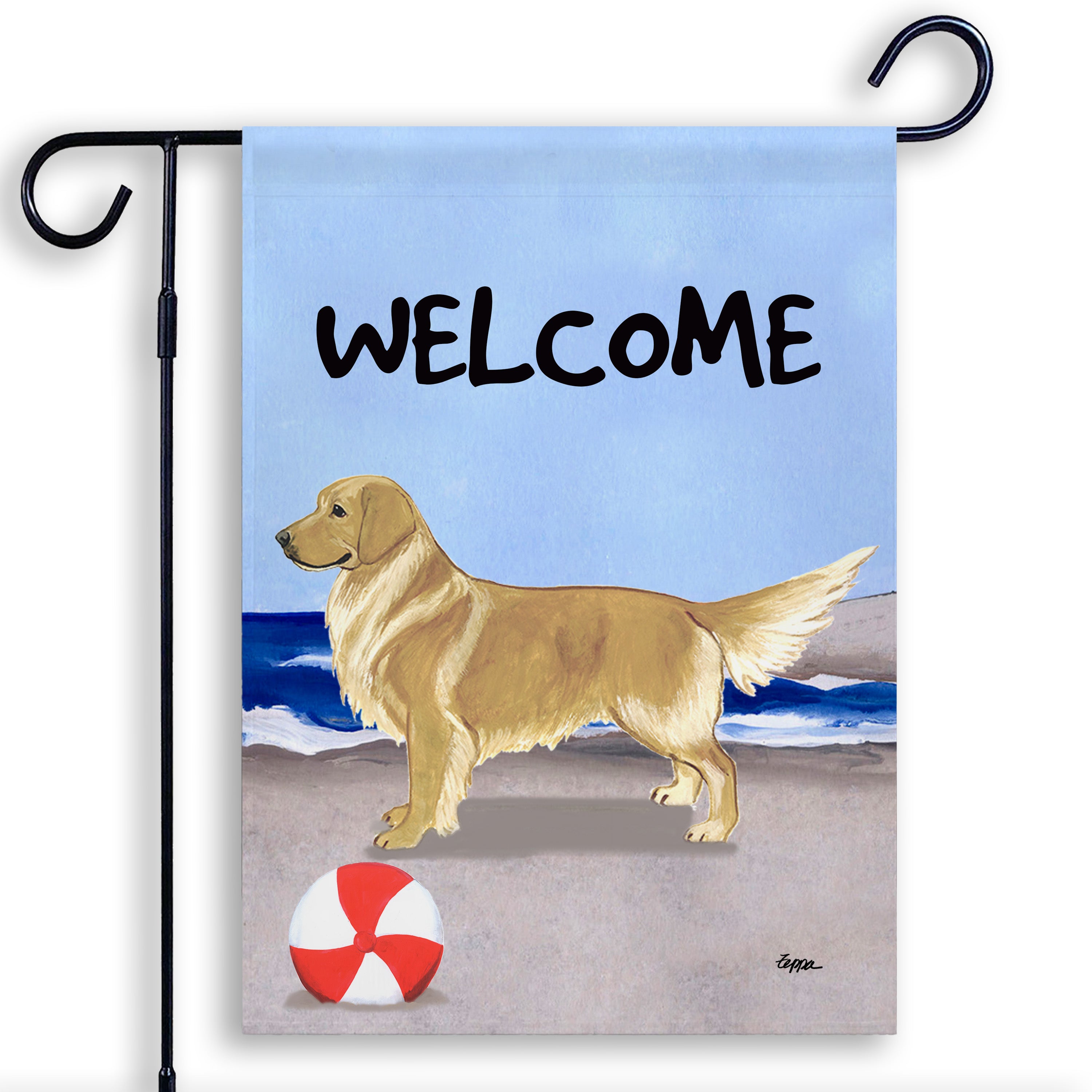 Golden Retriever Garden Flag