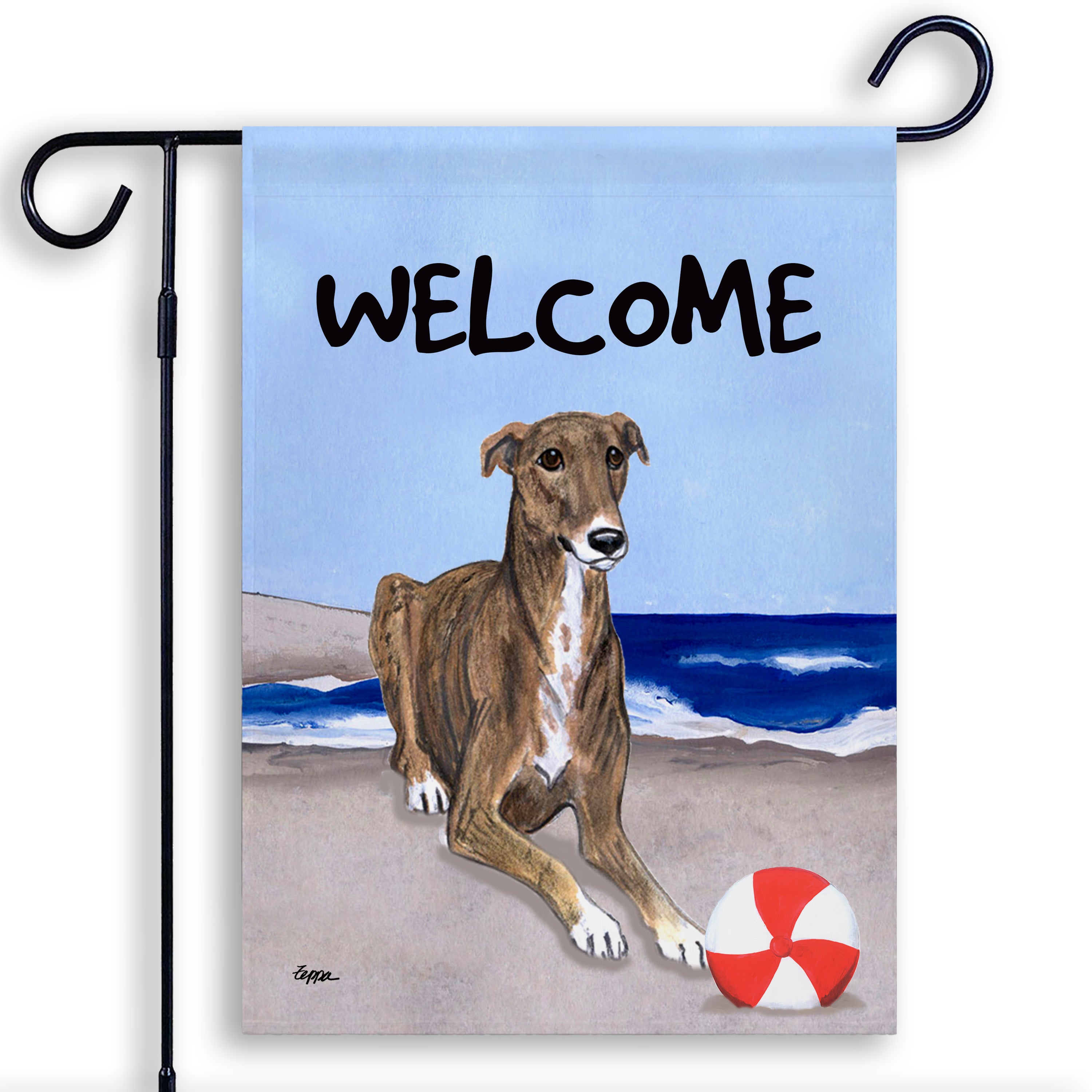 Greyhound Garden Flag