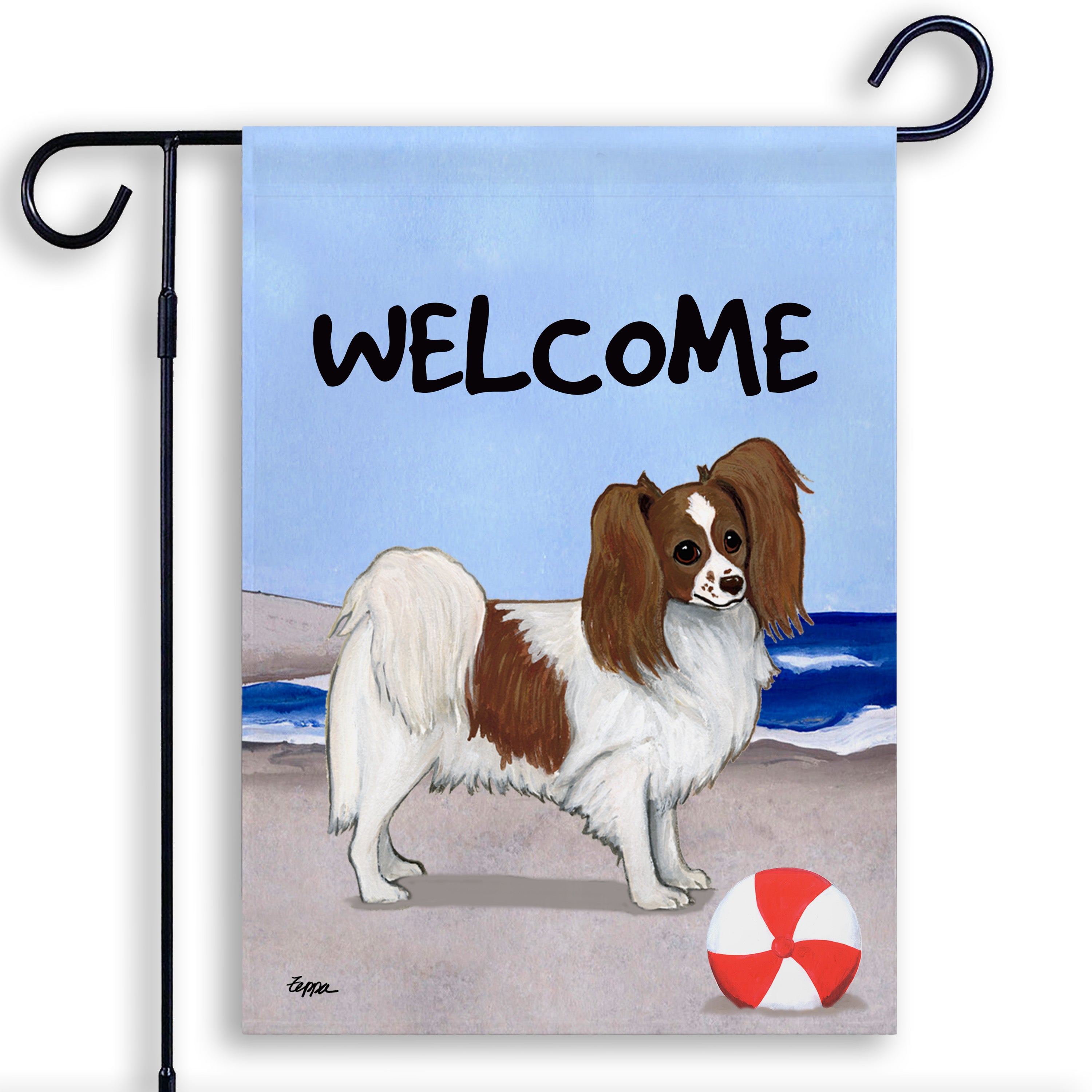 Papillon Garden Flag