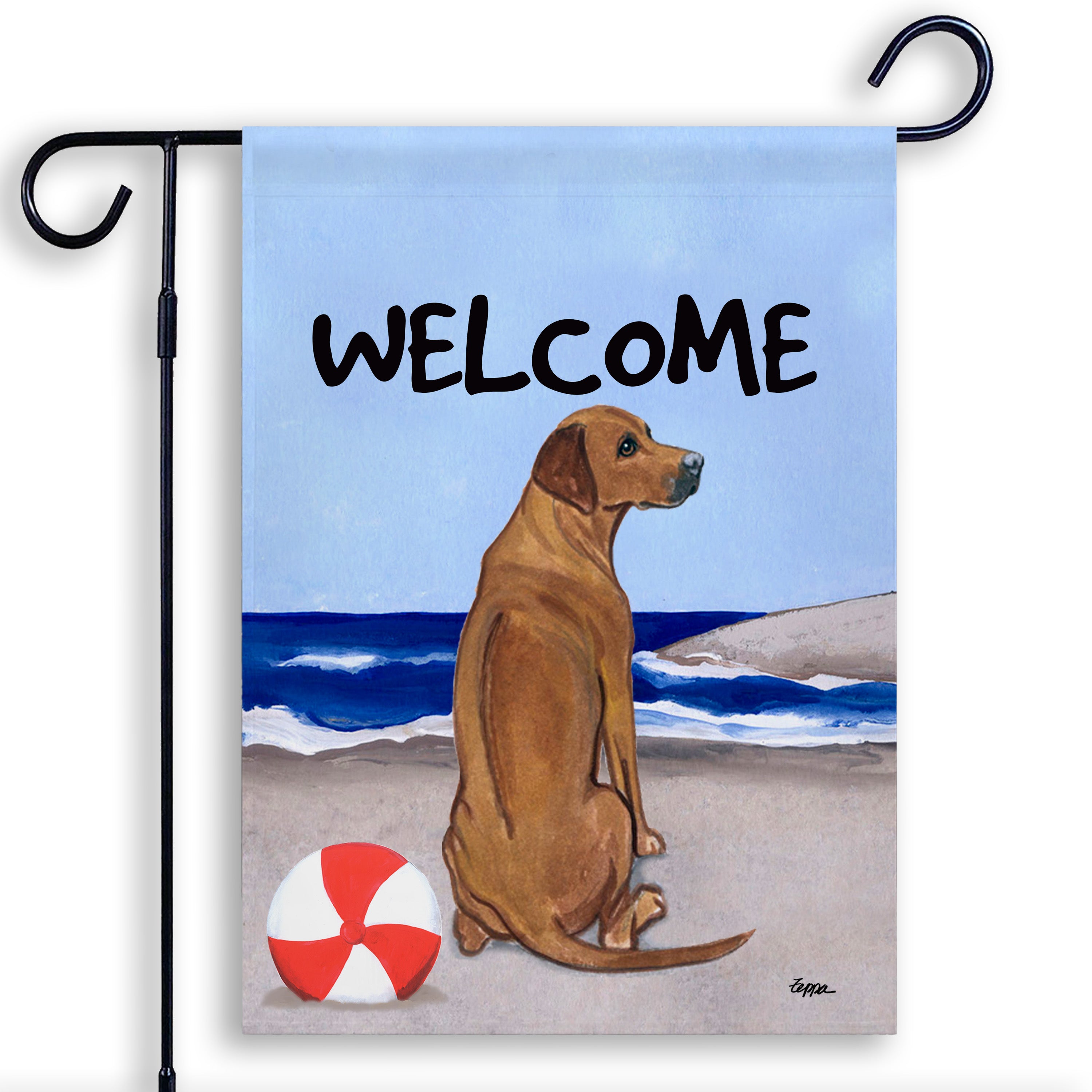 Rhodesian Ridgeback Garden Flag