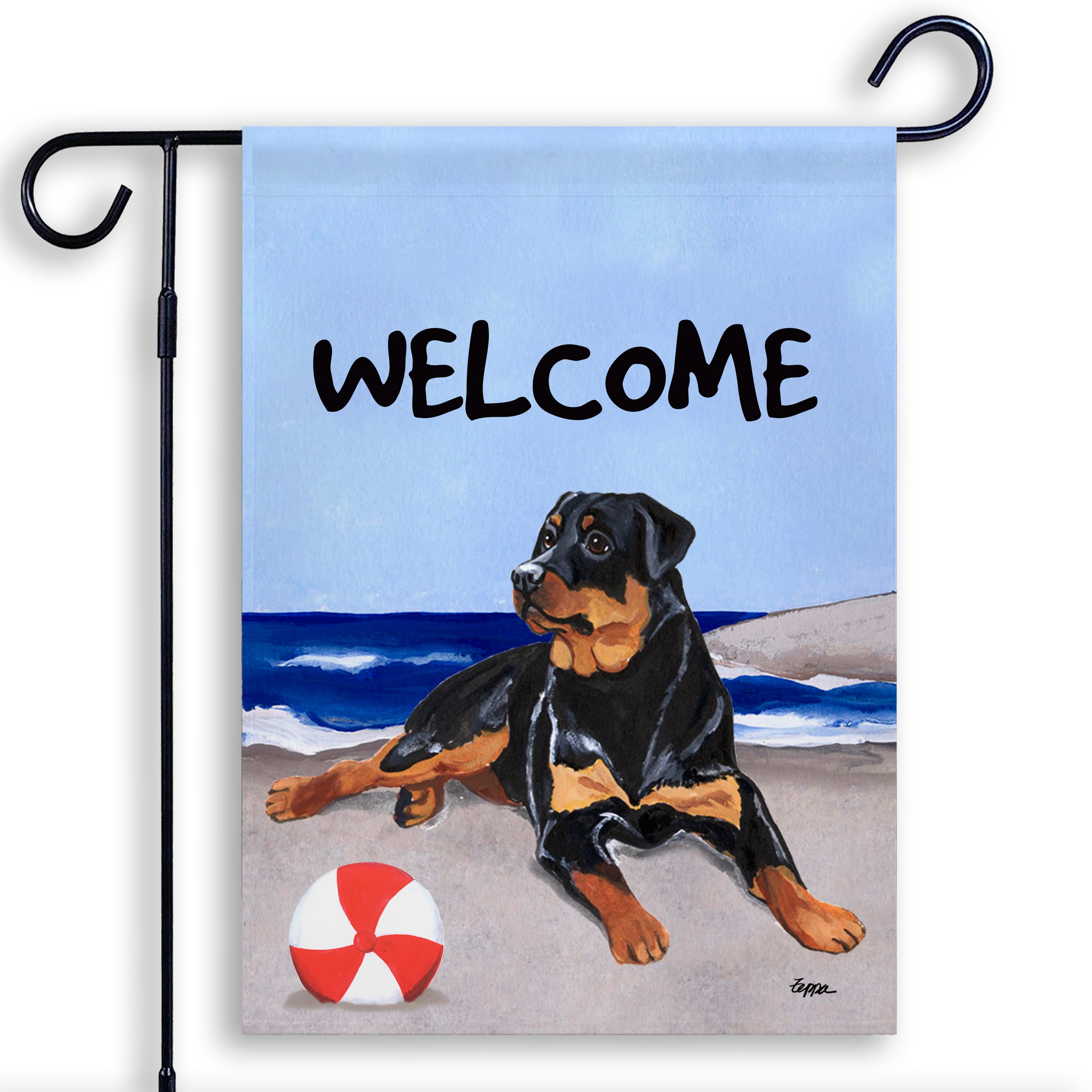 Rottweiler Garden Flag