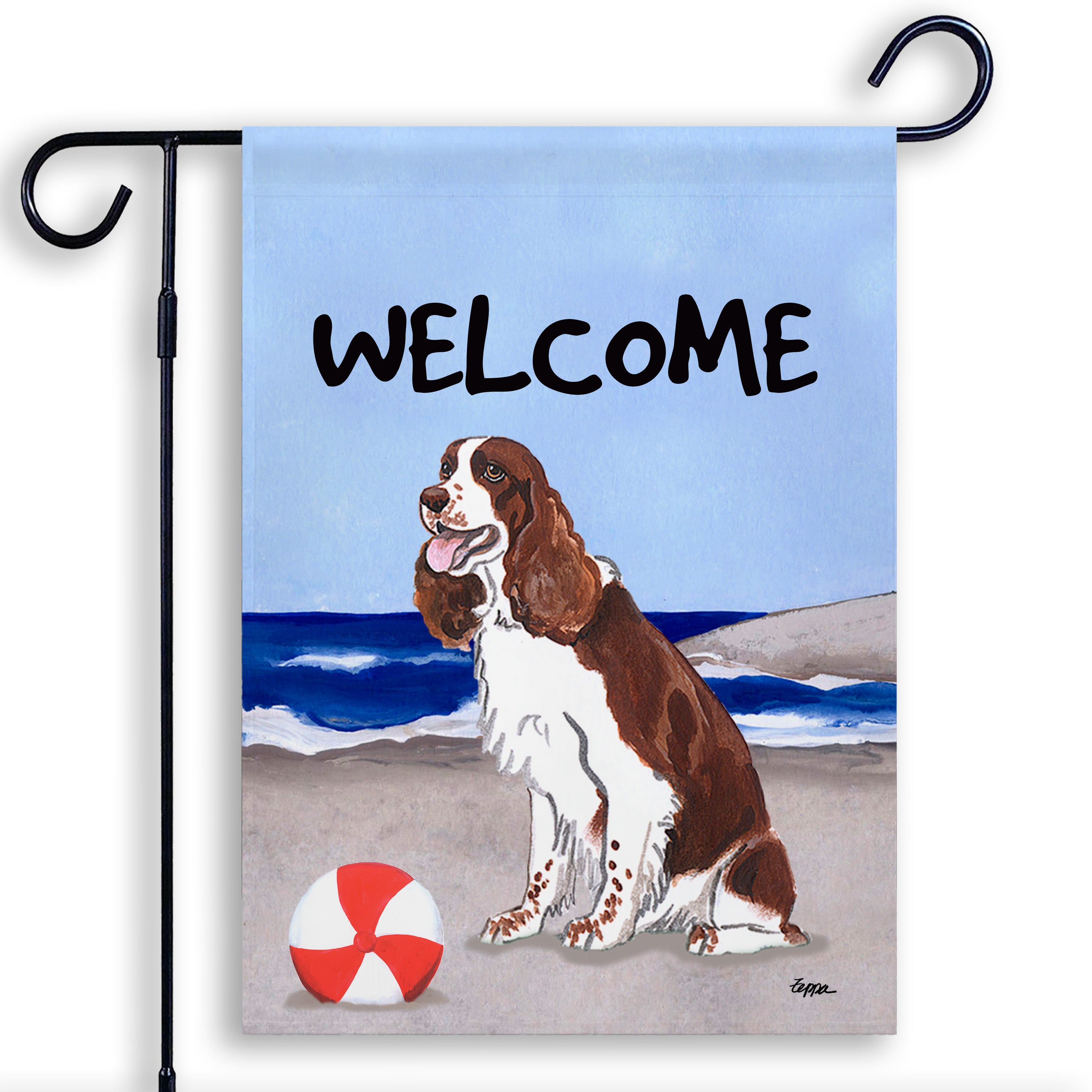Springer Spaniel Garden Flag