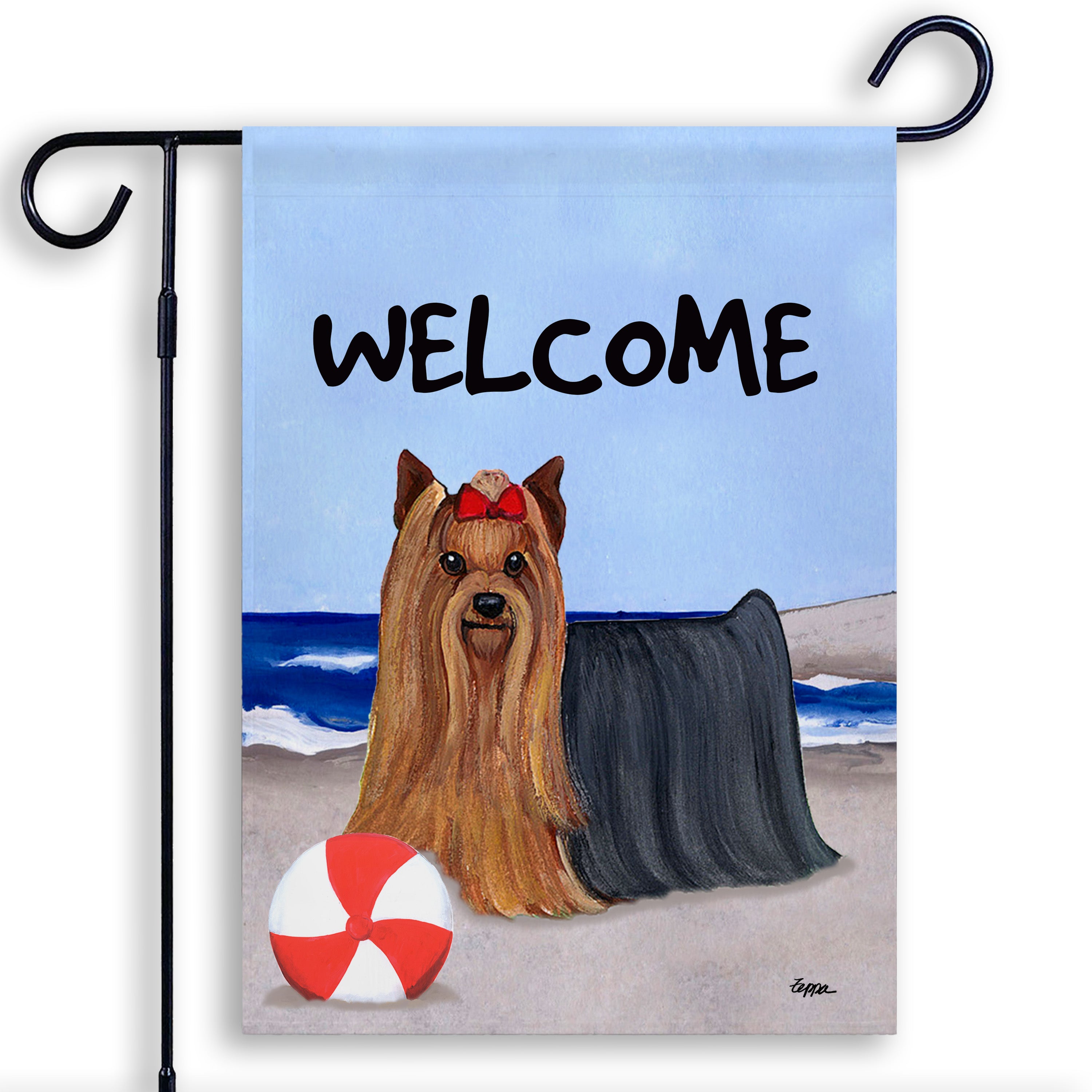 Yorkshire Terrier Garden Flag