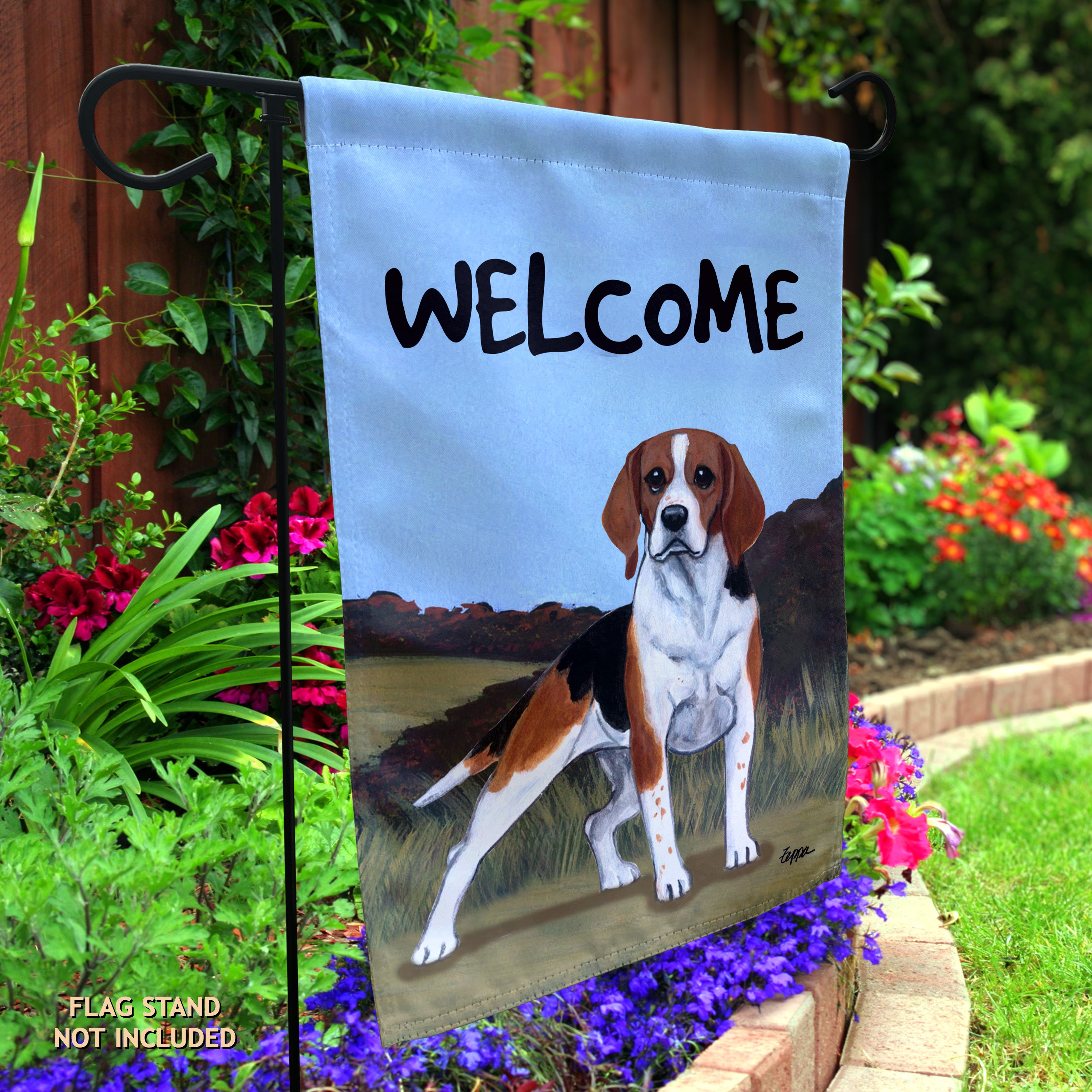 Beagle Garden Flag