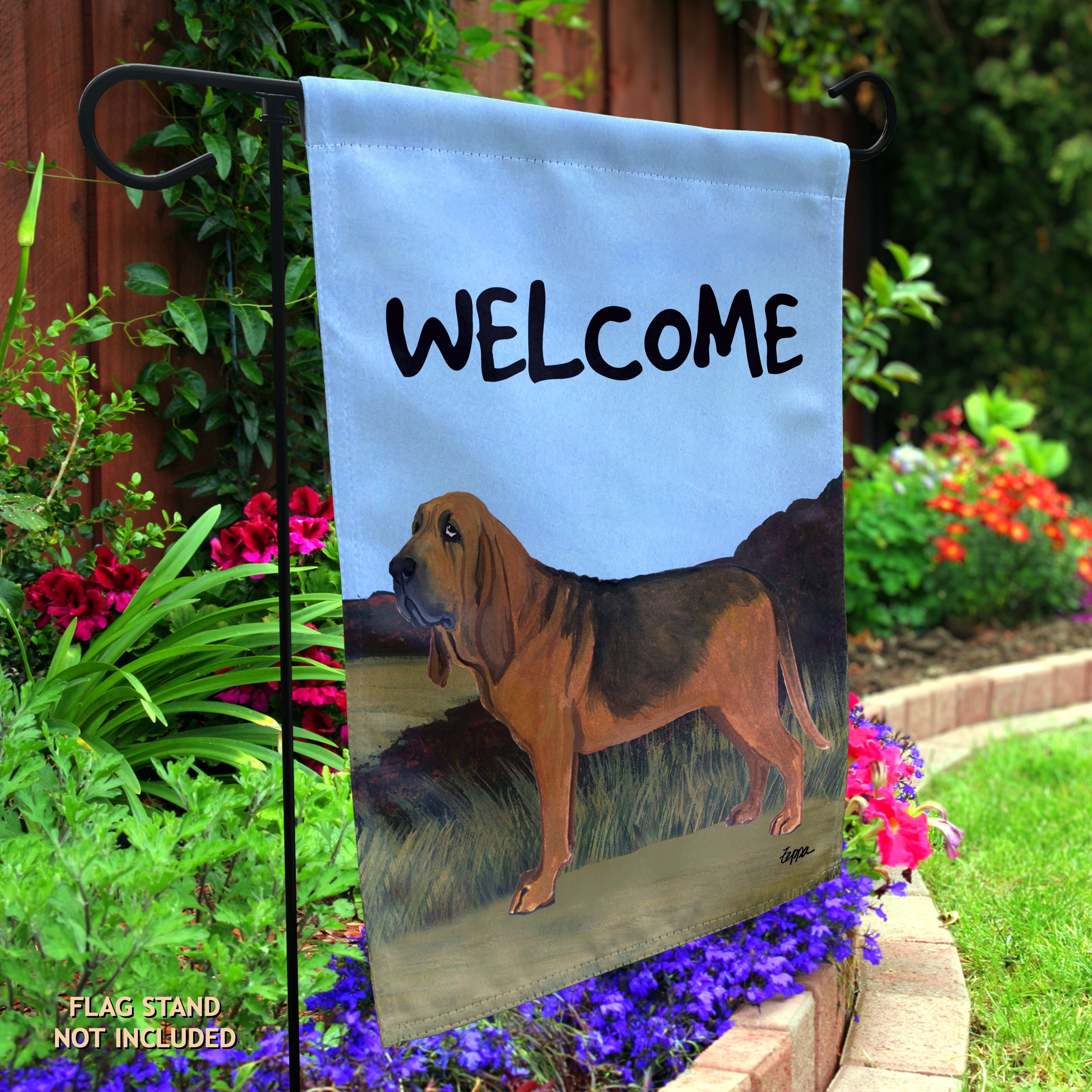 Bloodhound Garden Flag