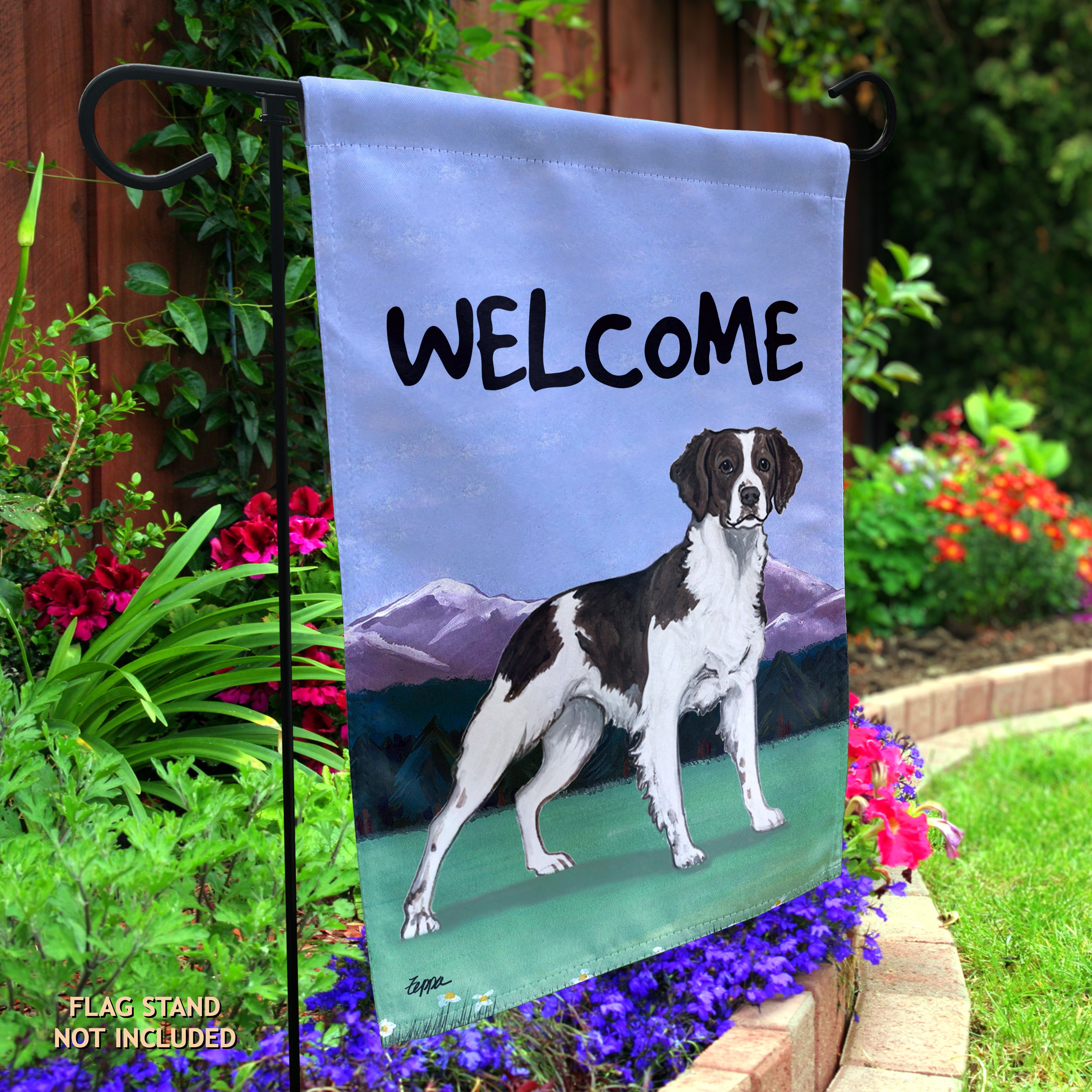 Brittany Liver  Garden Flag