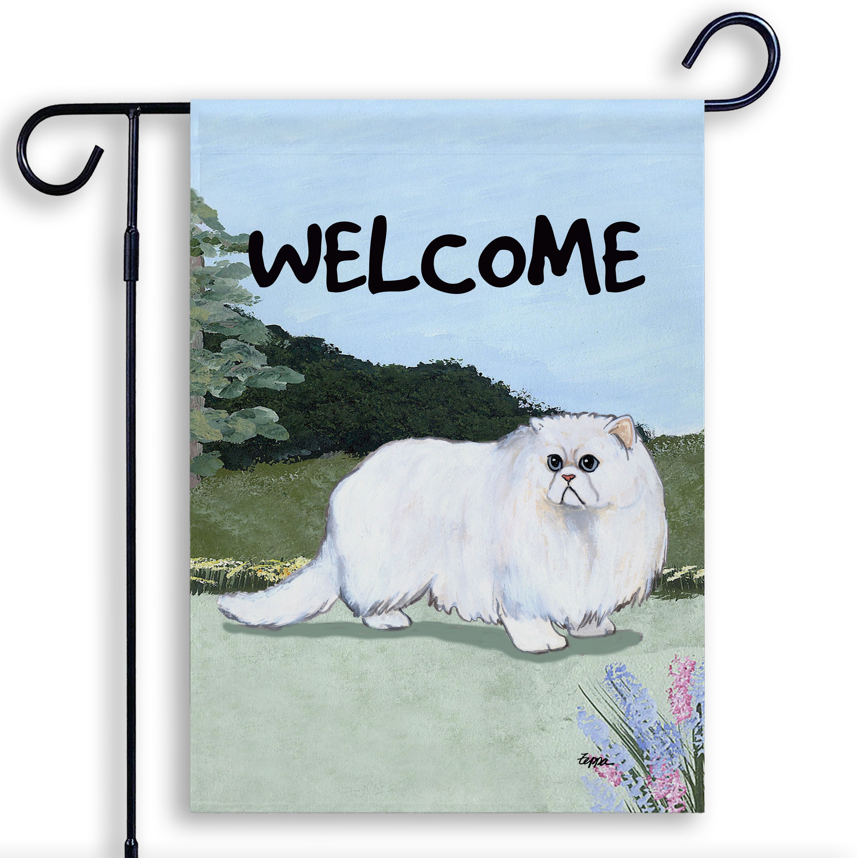 Persian Cat Garden Flag