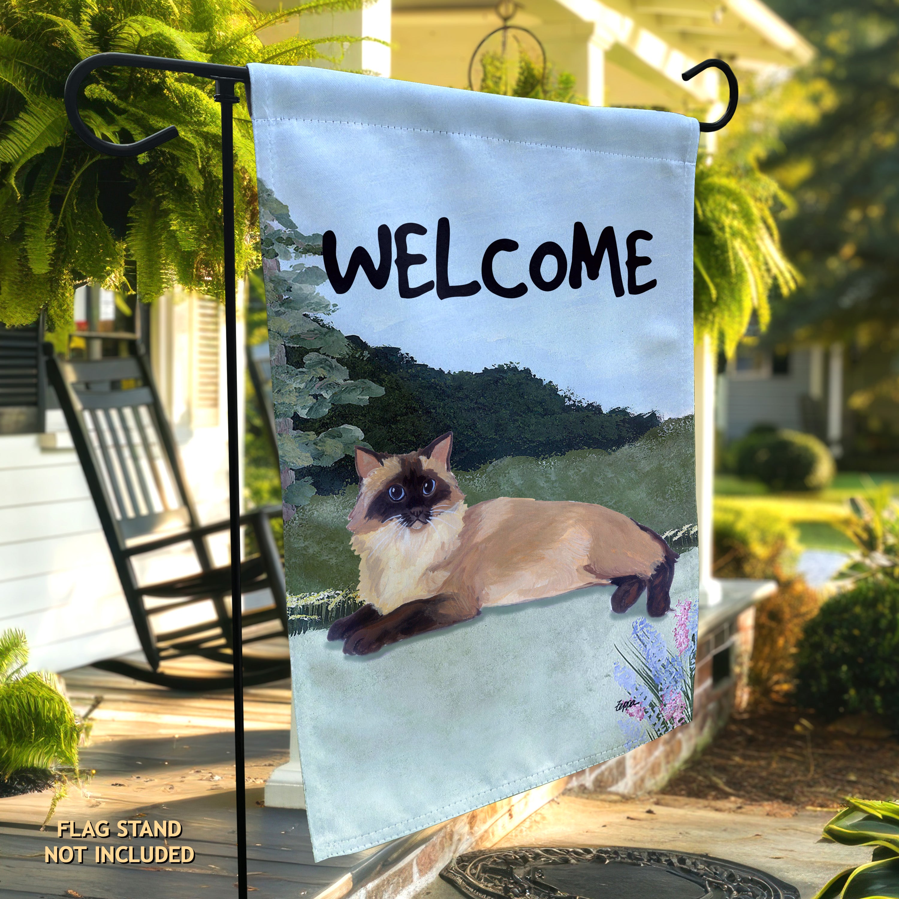 Rag Doll Cat Garden Flag