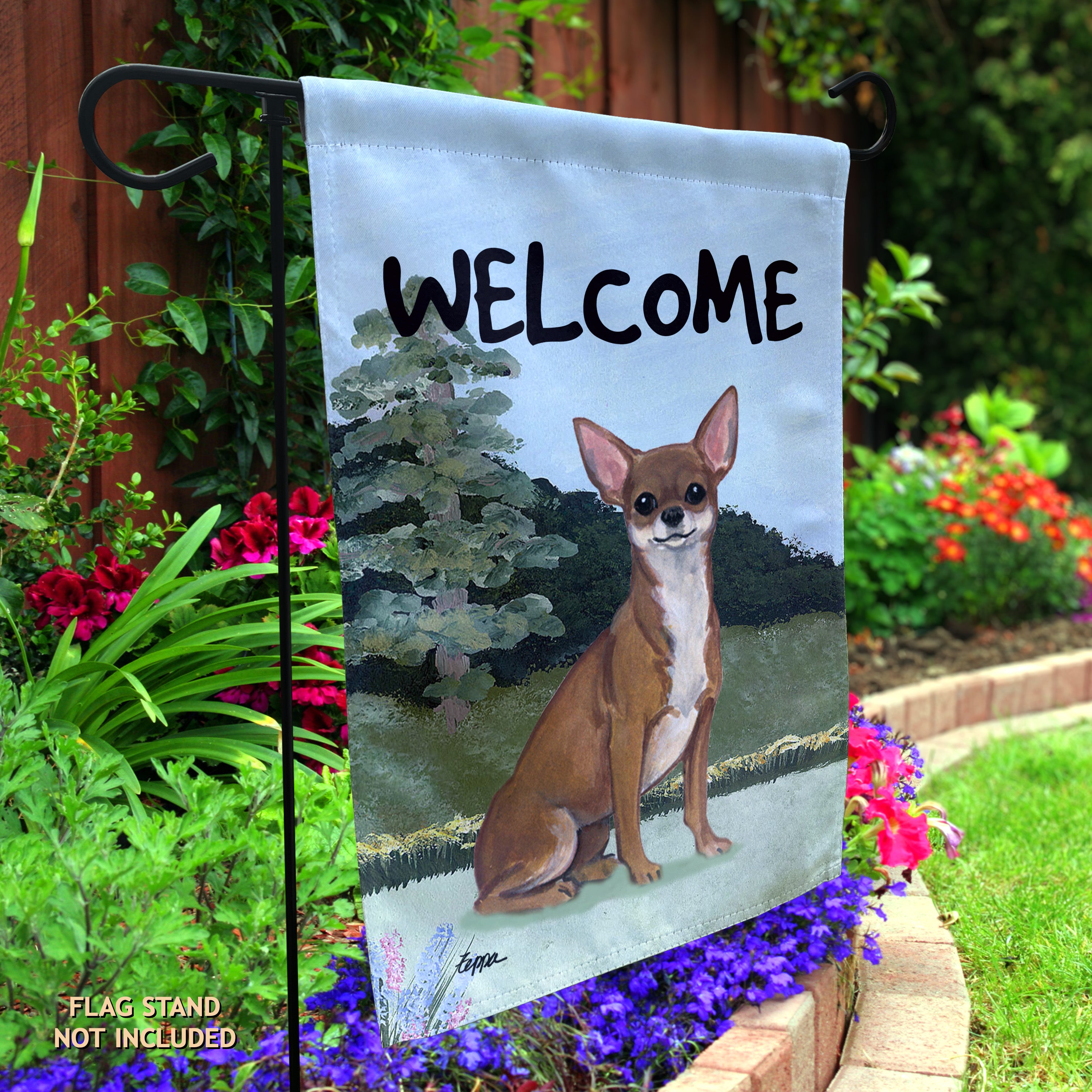 Chihuahua Garden Flag