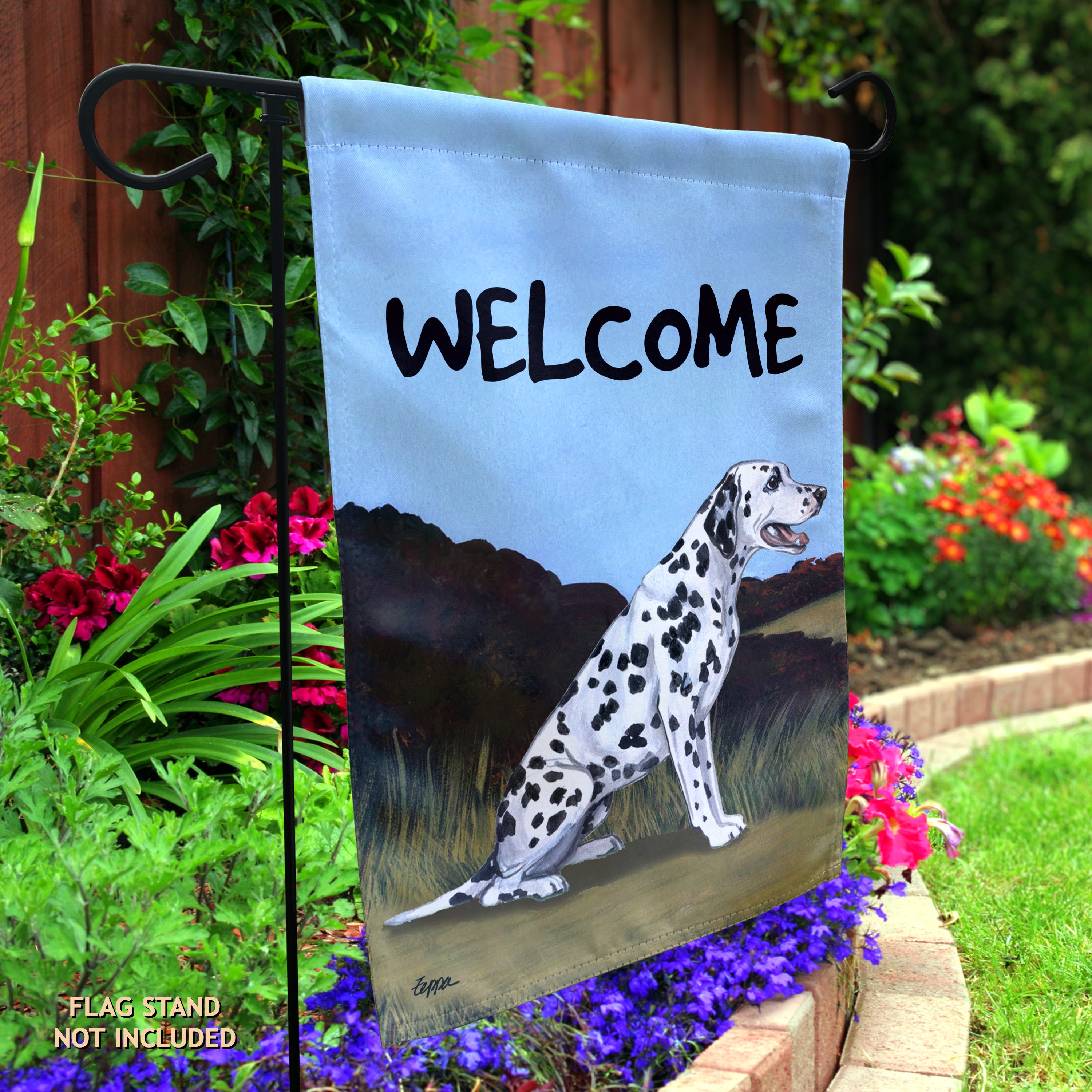 Dalmatian Garden Flag