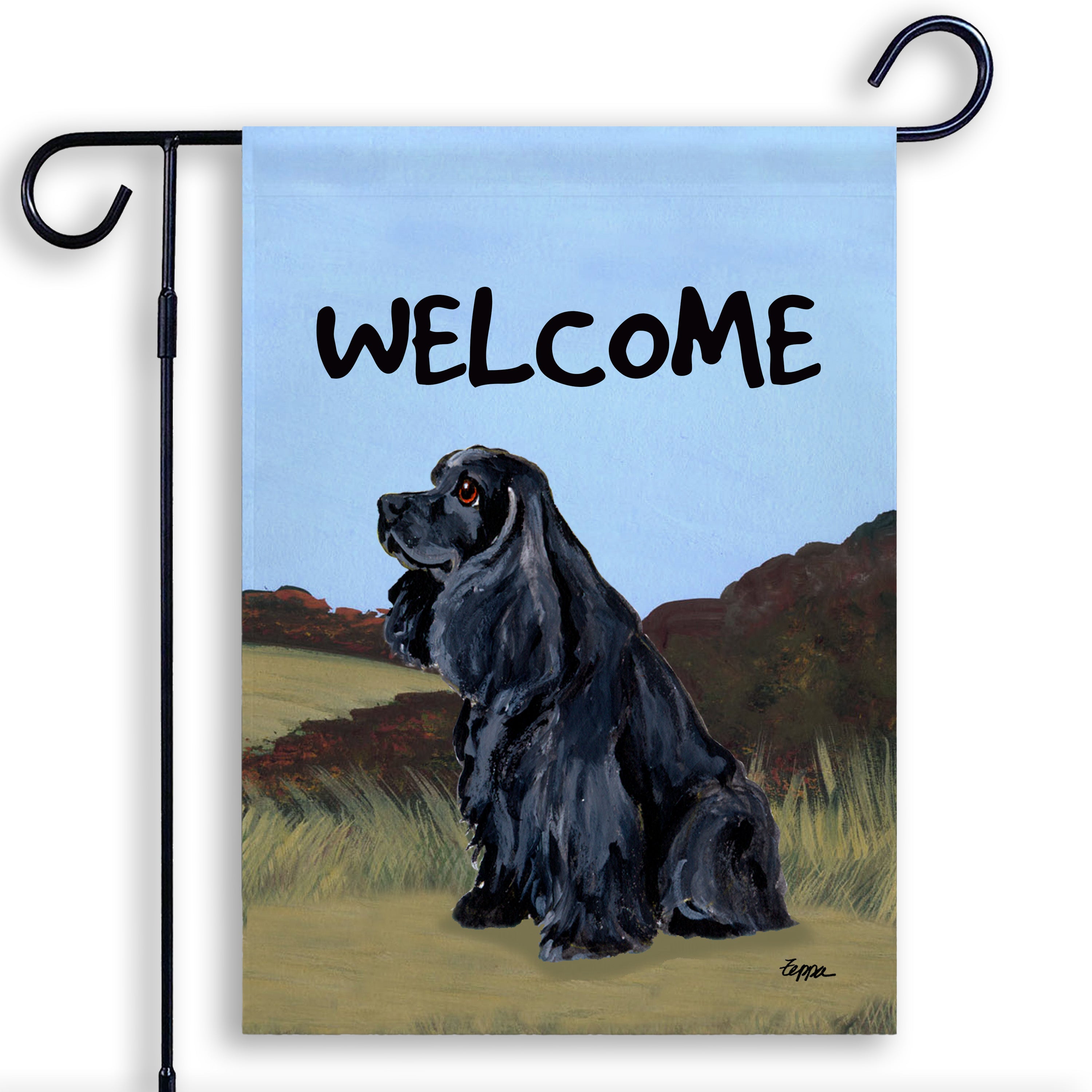 American Cocker Spaniel Garden Flag