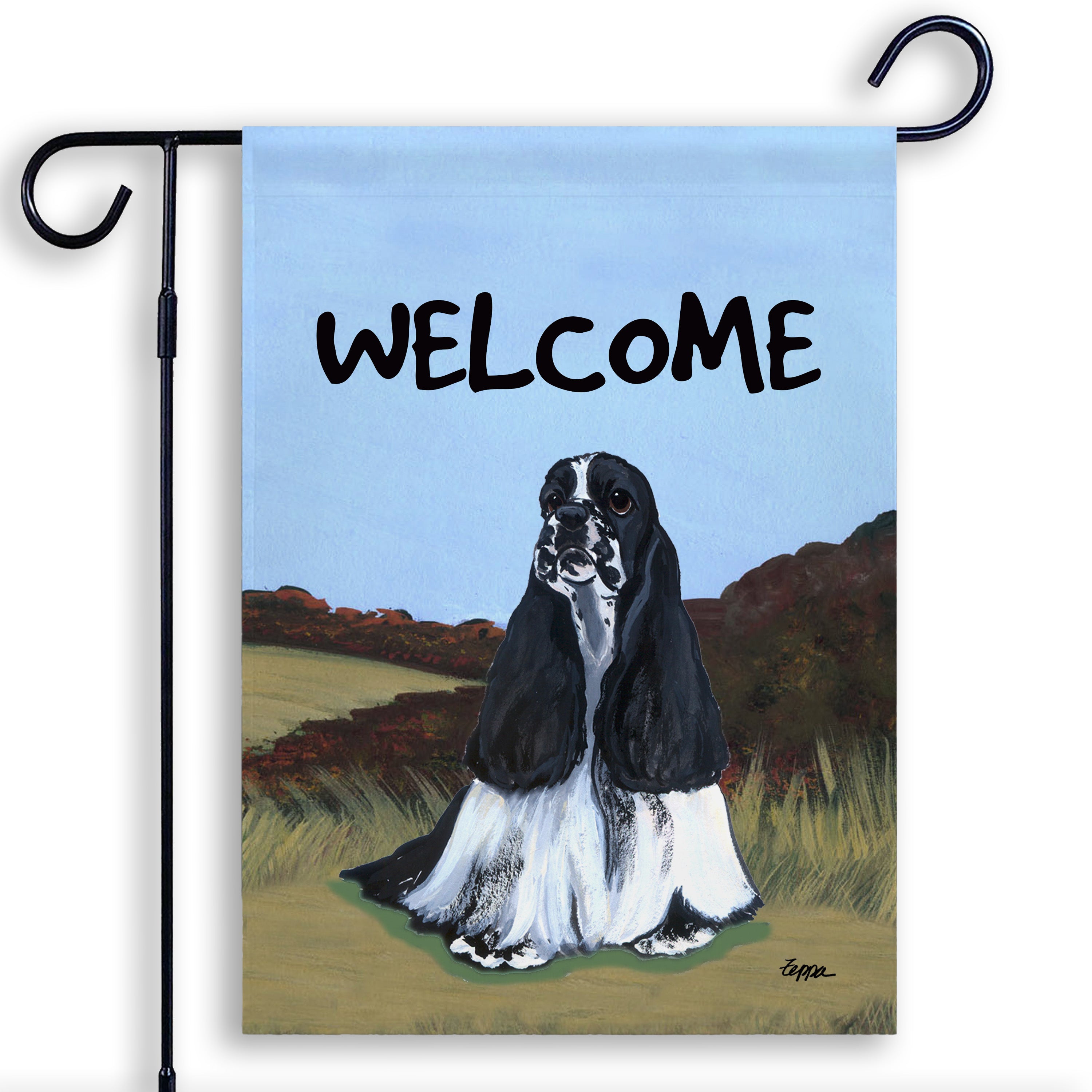 American Cocker Spaniel Garden Flag