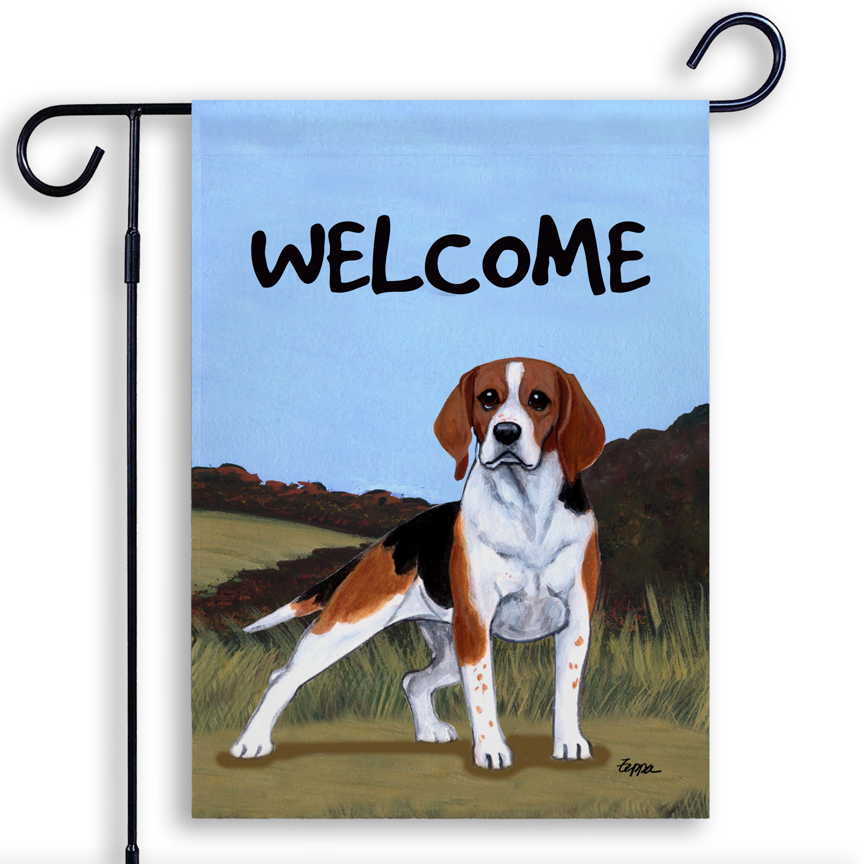 Beagle Garden Flag