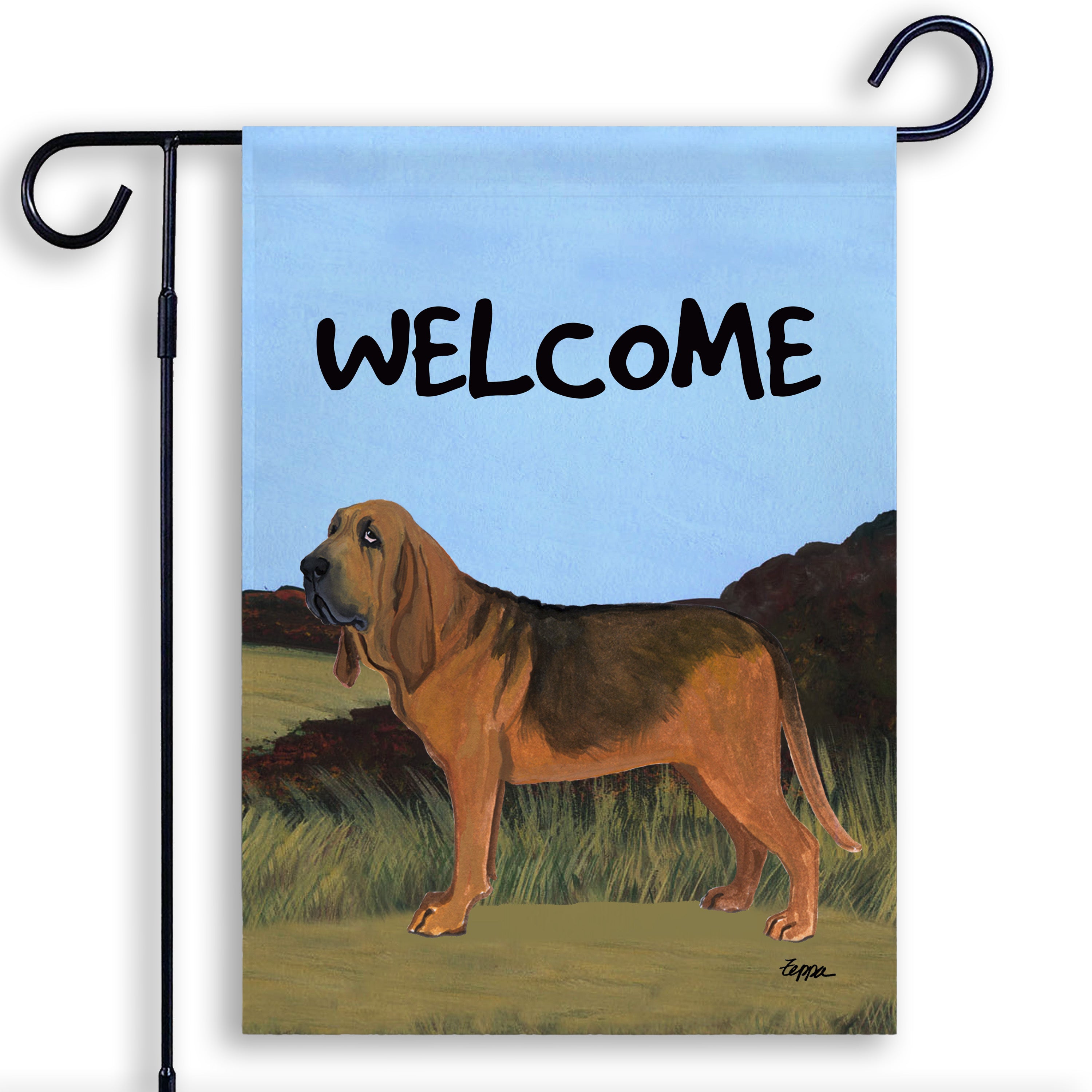 Bloodhound Garden Flag