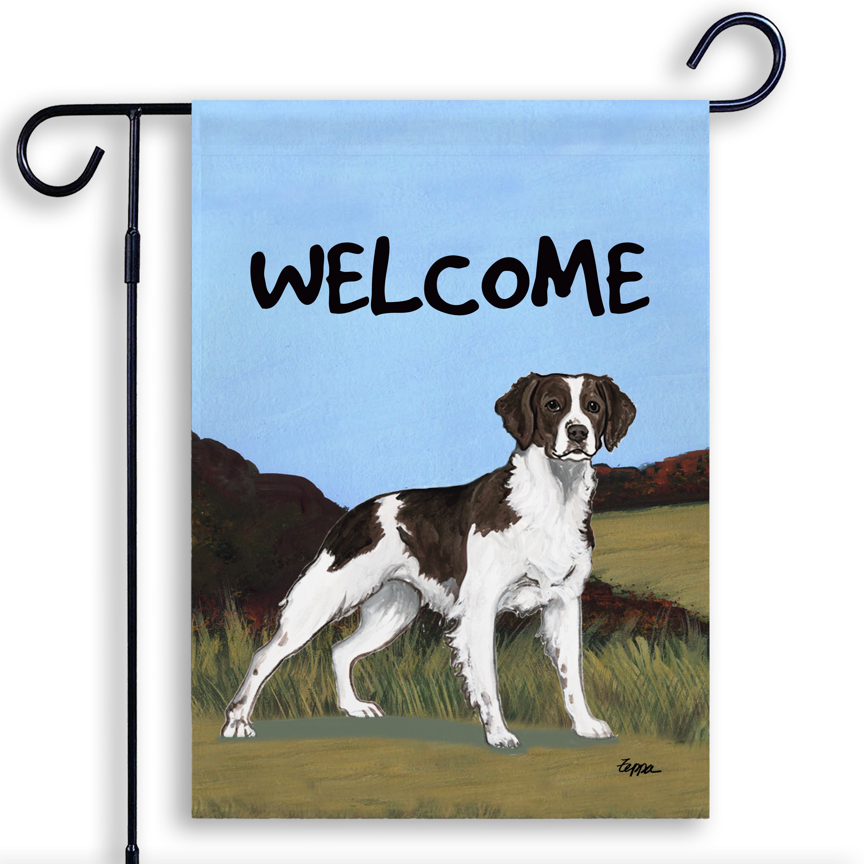 Brittany Liver  Garden Flag