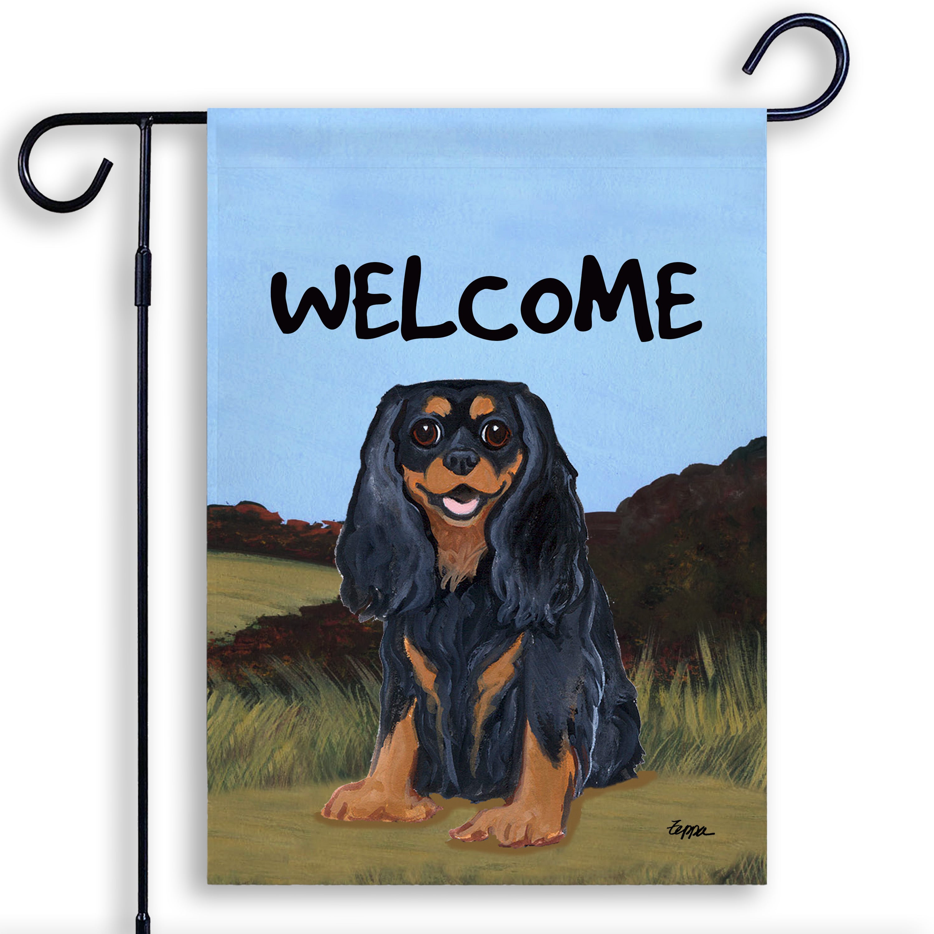Cavalier King Charles Spaniel Garden Flag