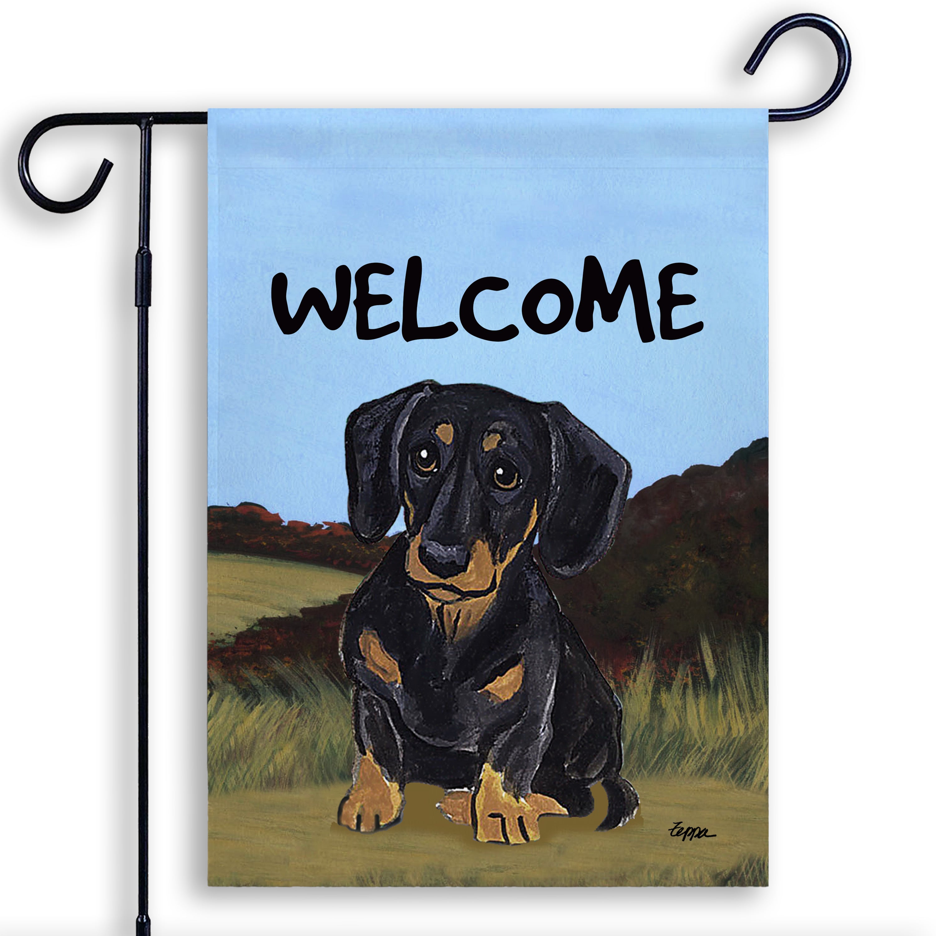 Dachshund Garden Flag