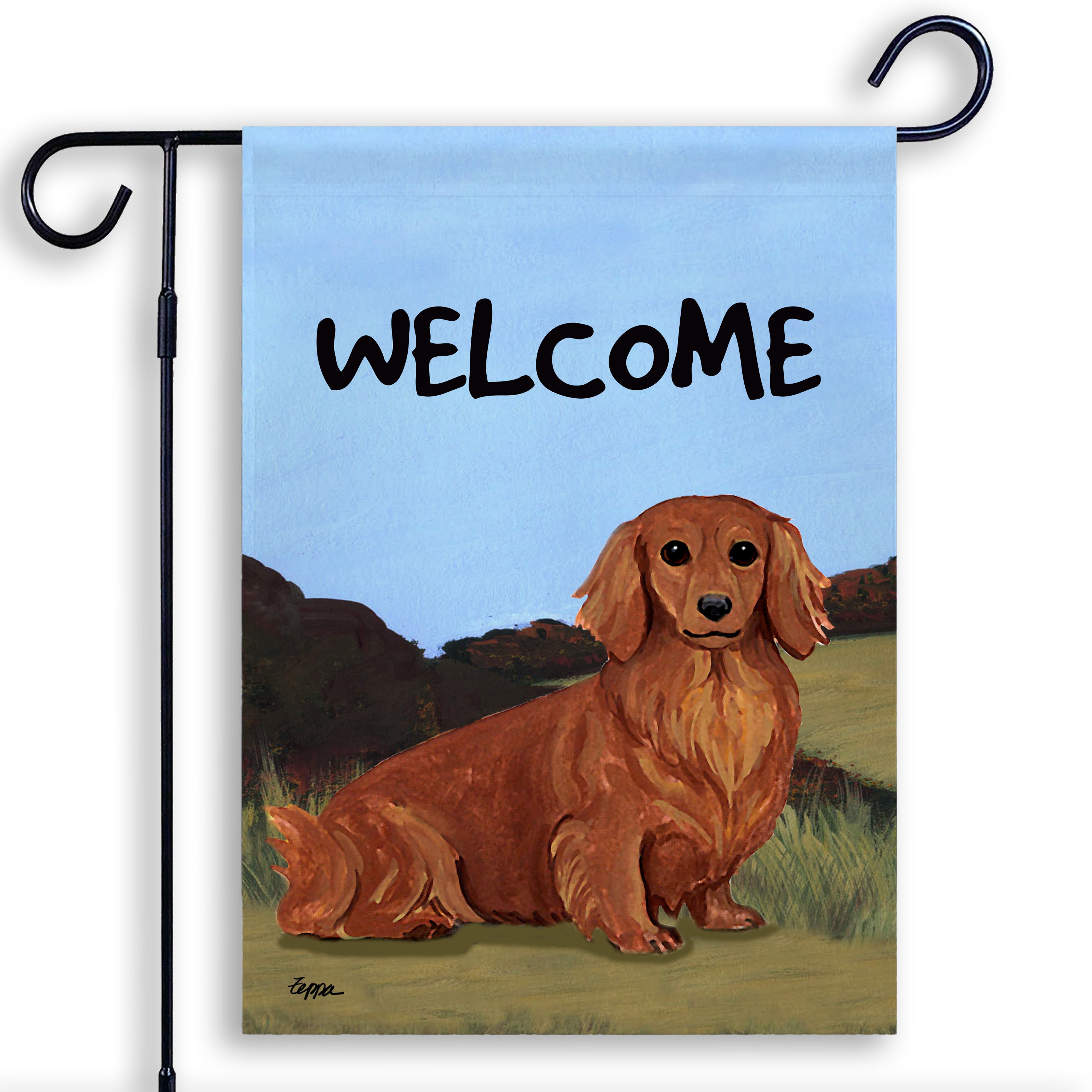 Dachshund Garden Flag